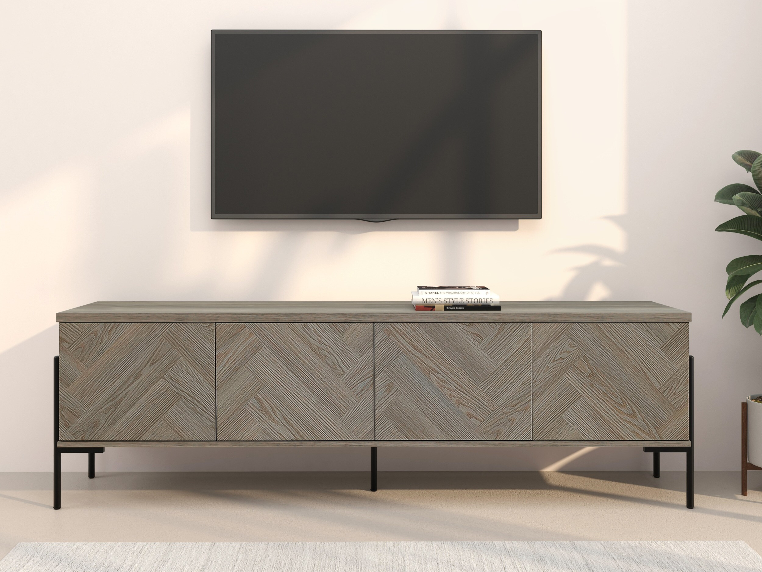 TV staliukas Denton 1525 (Ąžuolas)