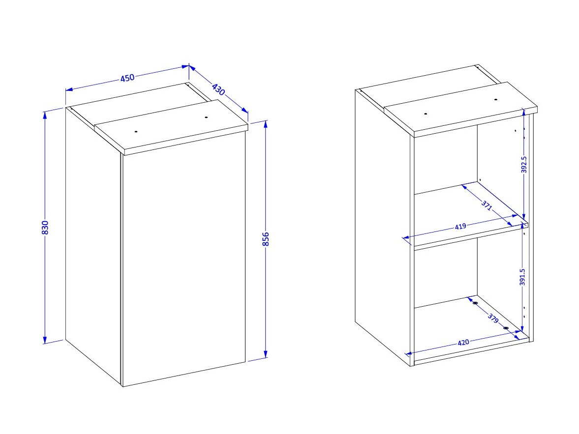 Pakabinama spintelė Nolcala 102 (Ąžuolas + Smėlinė)