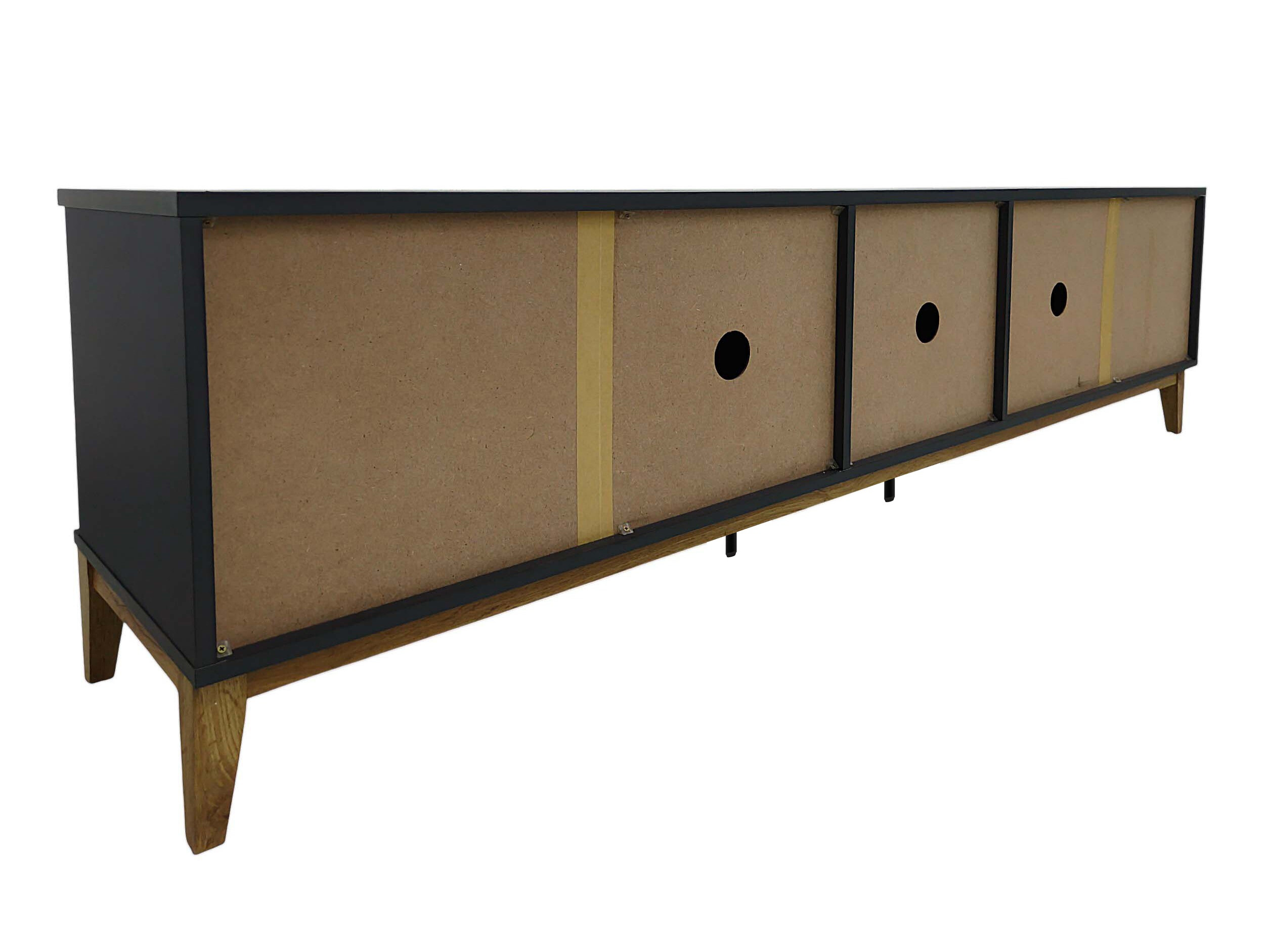 TV staliukas Felmelo 100 (Pilka + Votan ąžuolas)