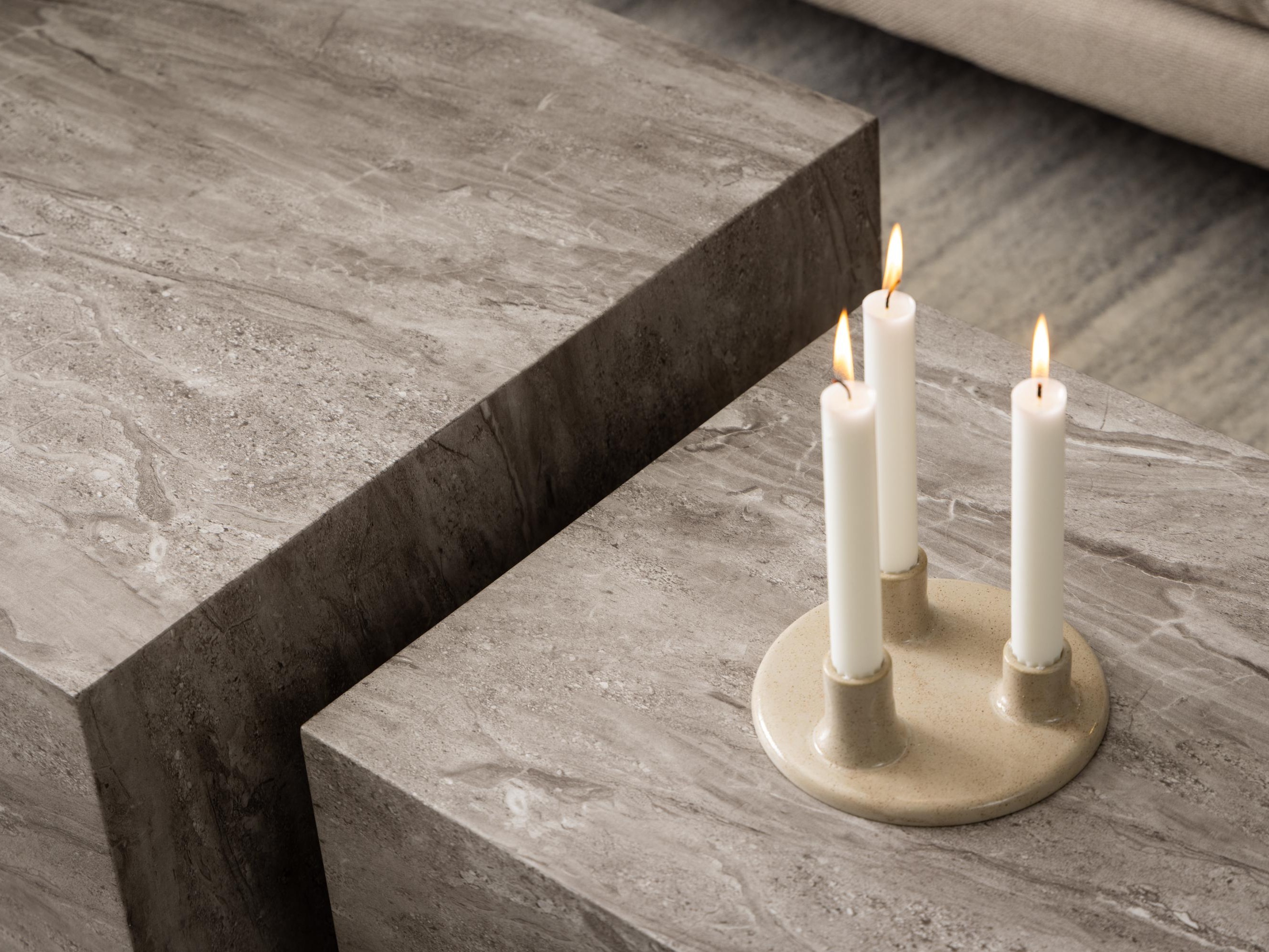 Žurnalinių staliukų komplektas Norsica 894 (Pilkas marmuras)