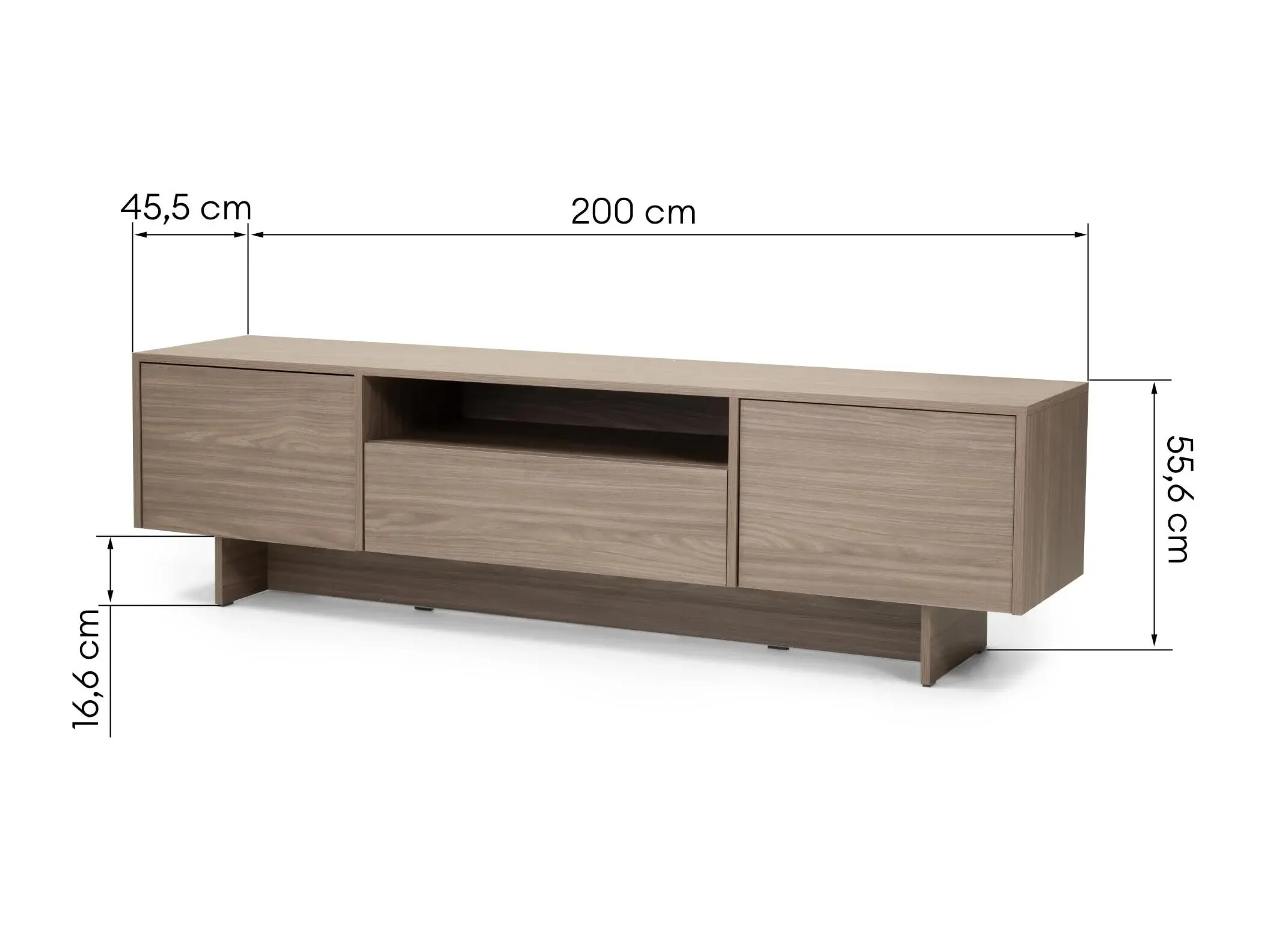 TV staliukas Sosone 103 (Tamsus ąžuolas)