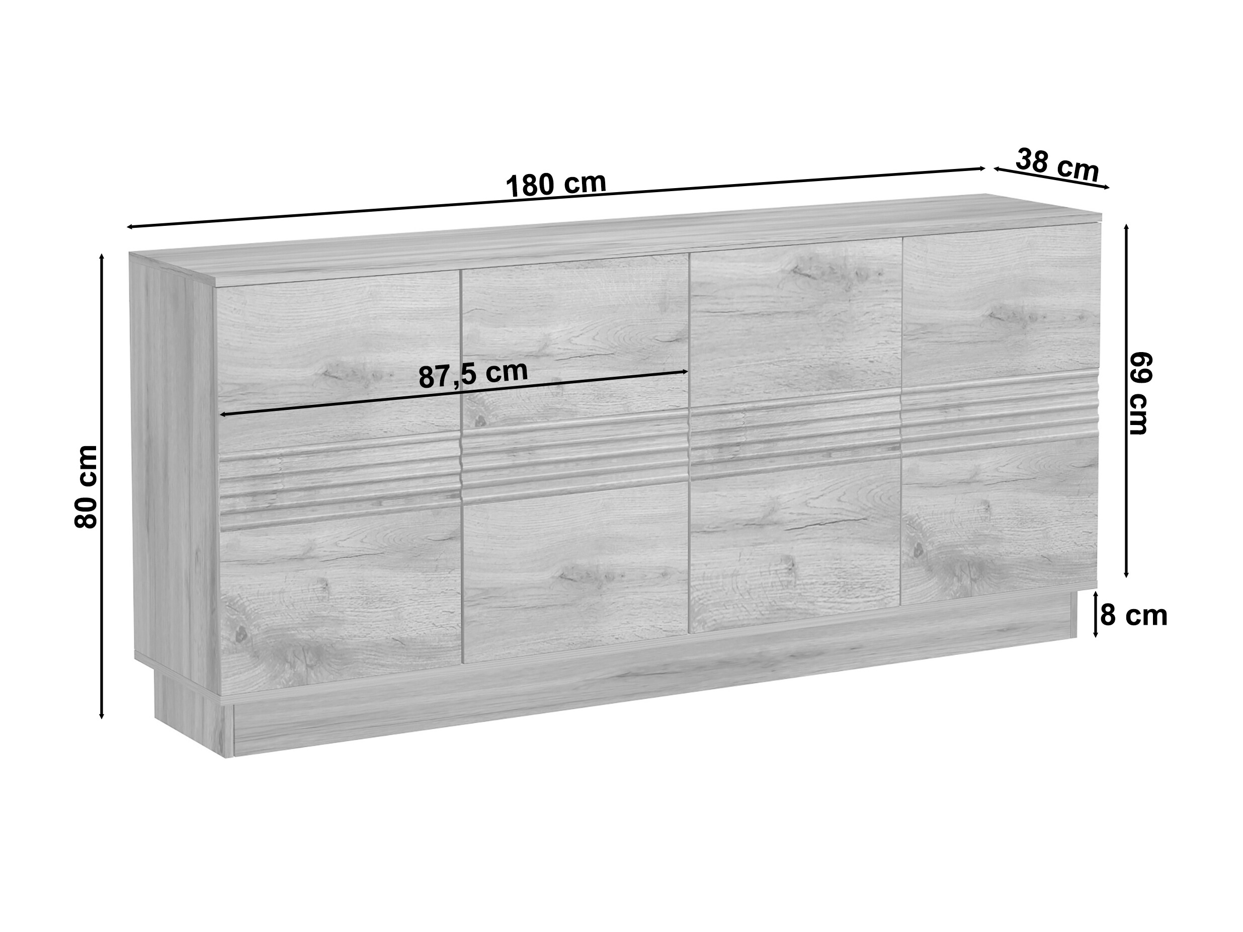 Spintelė Denton 1527 (Balta)