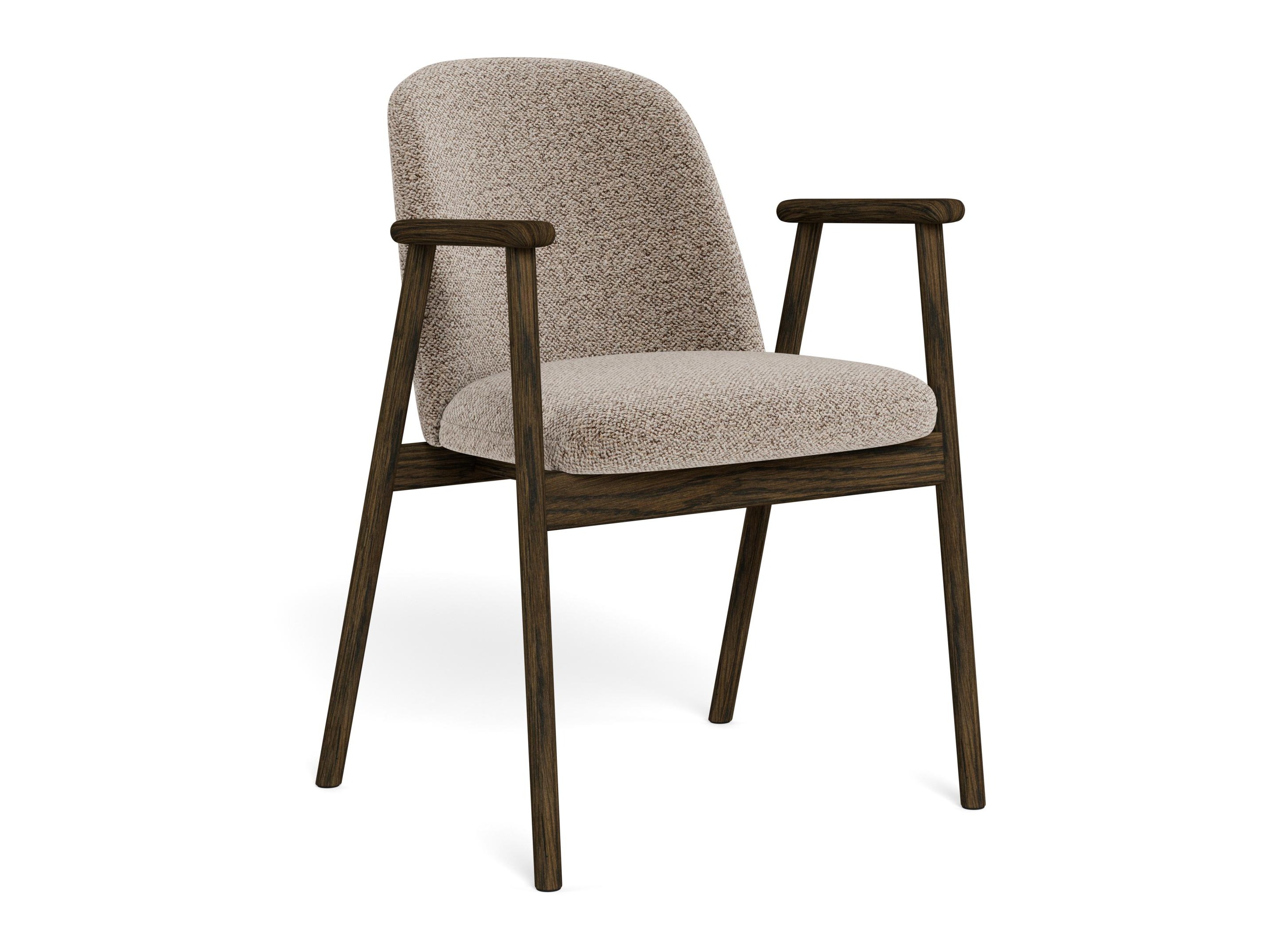 Kėdė Norsica 890 (Smėlinė + Tamsus medis)