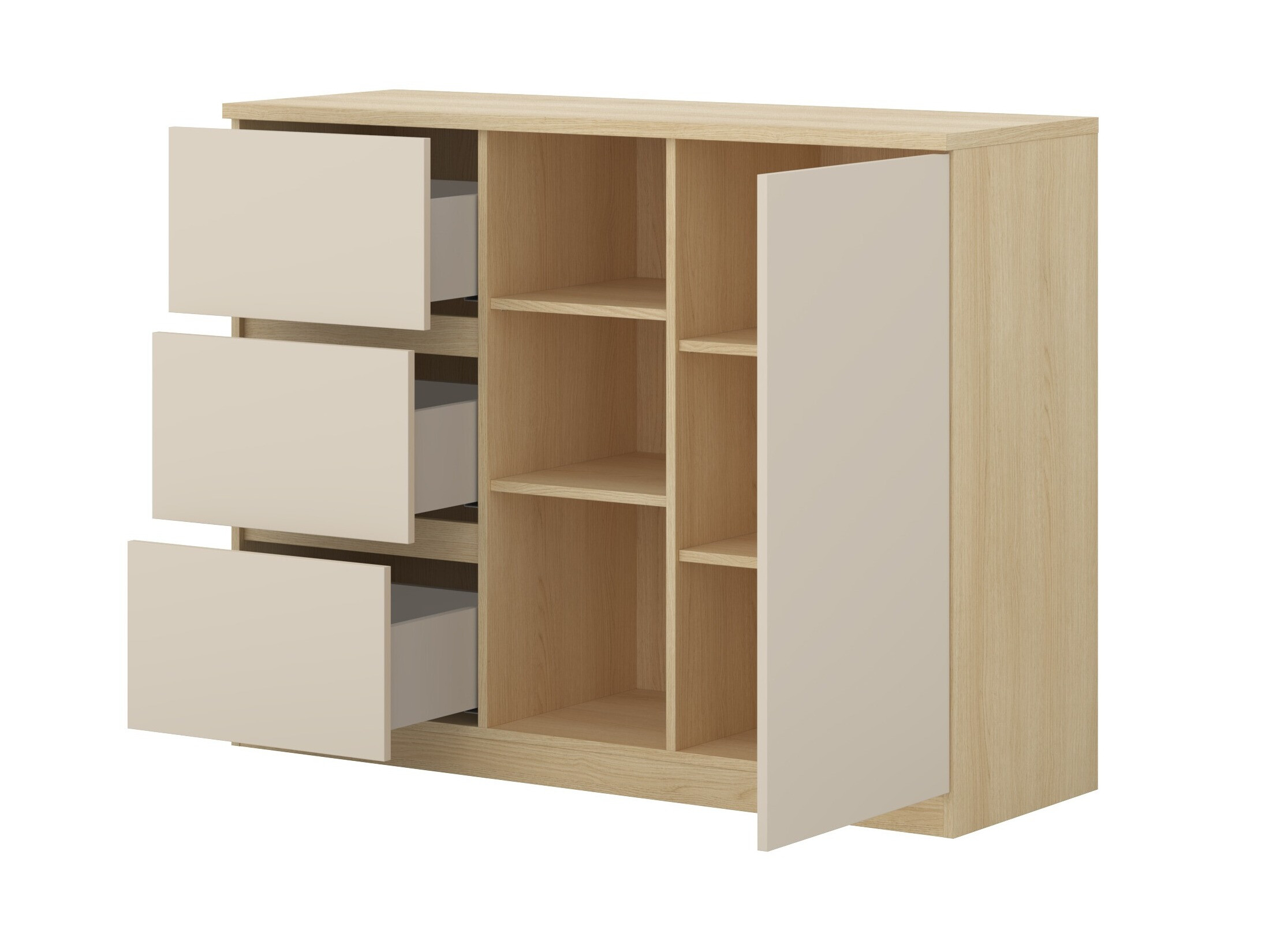 Komoda Nolcala 109 (Ąžuolas + Smėlinė)