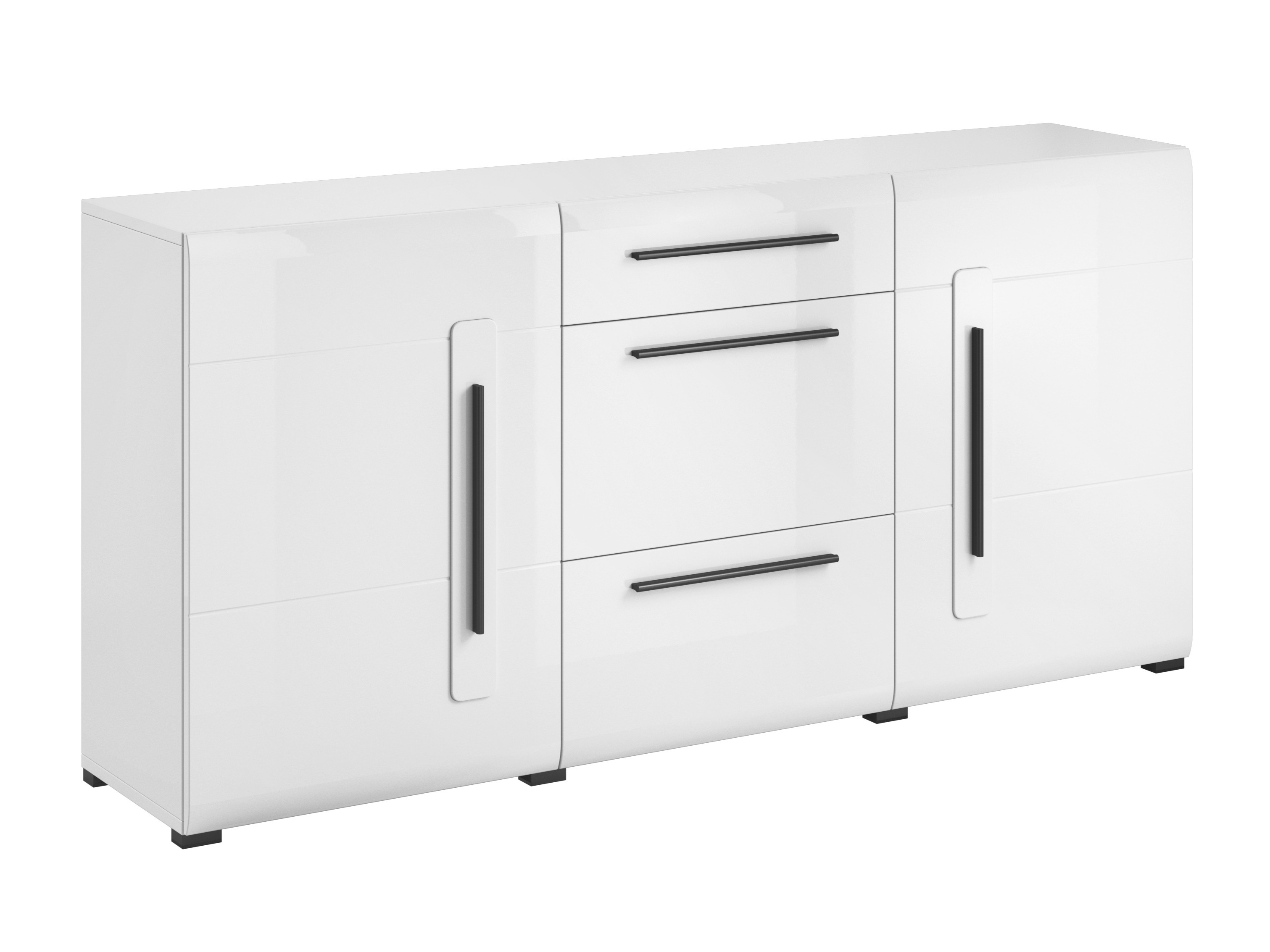 Komoda Ophsalu 108 (Balta + Blizgi balta)