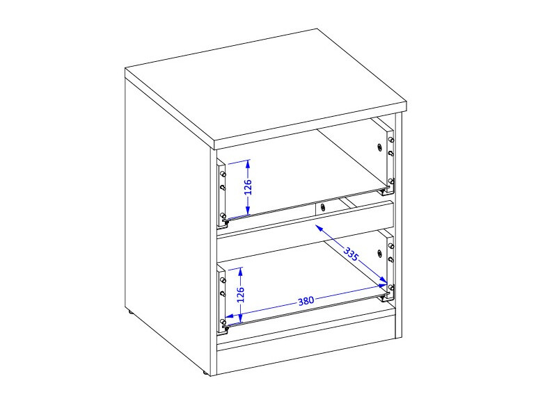 Naktinis staliukas Nolcala 108 (Ąžuolas + Smėlinė)