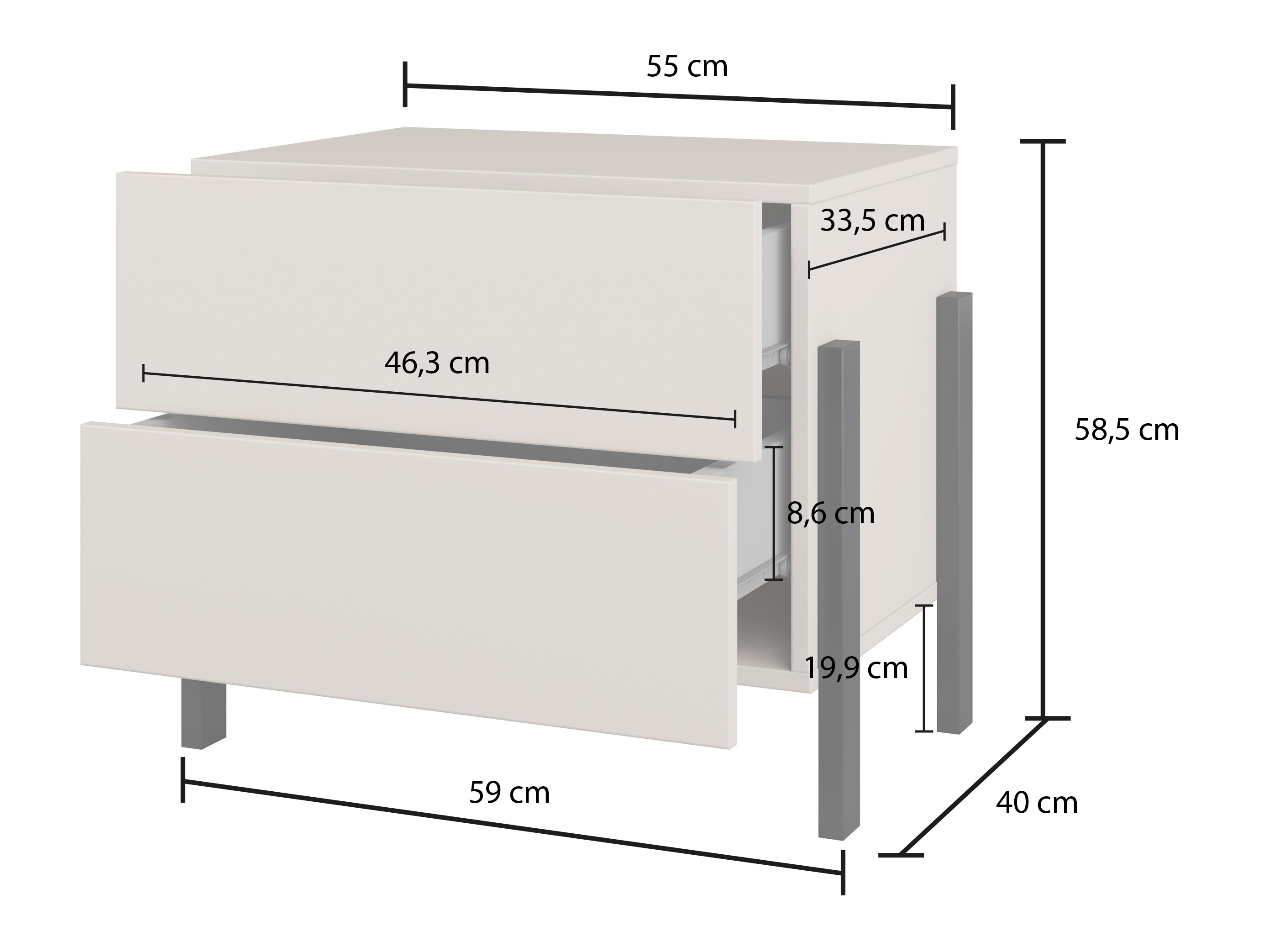 Naktinis staliukas ST8602