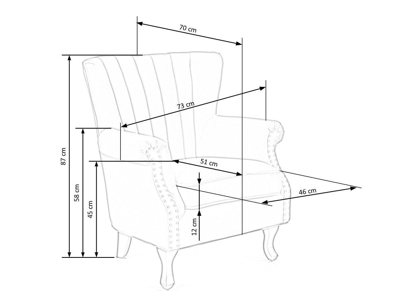 Fotelis Houston 1105 (Smėlinė)