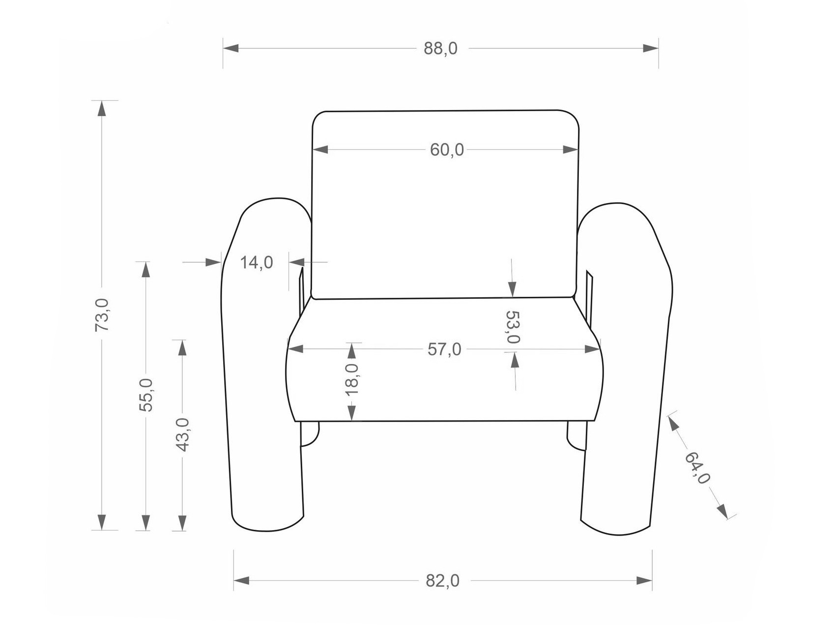 Fotelis Houston 2111