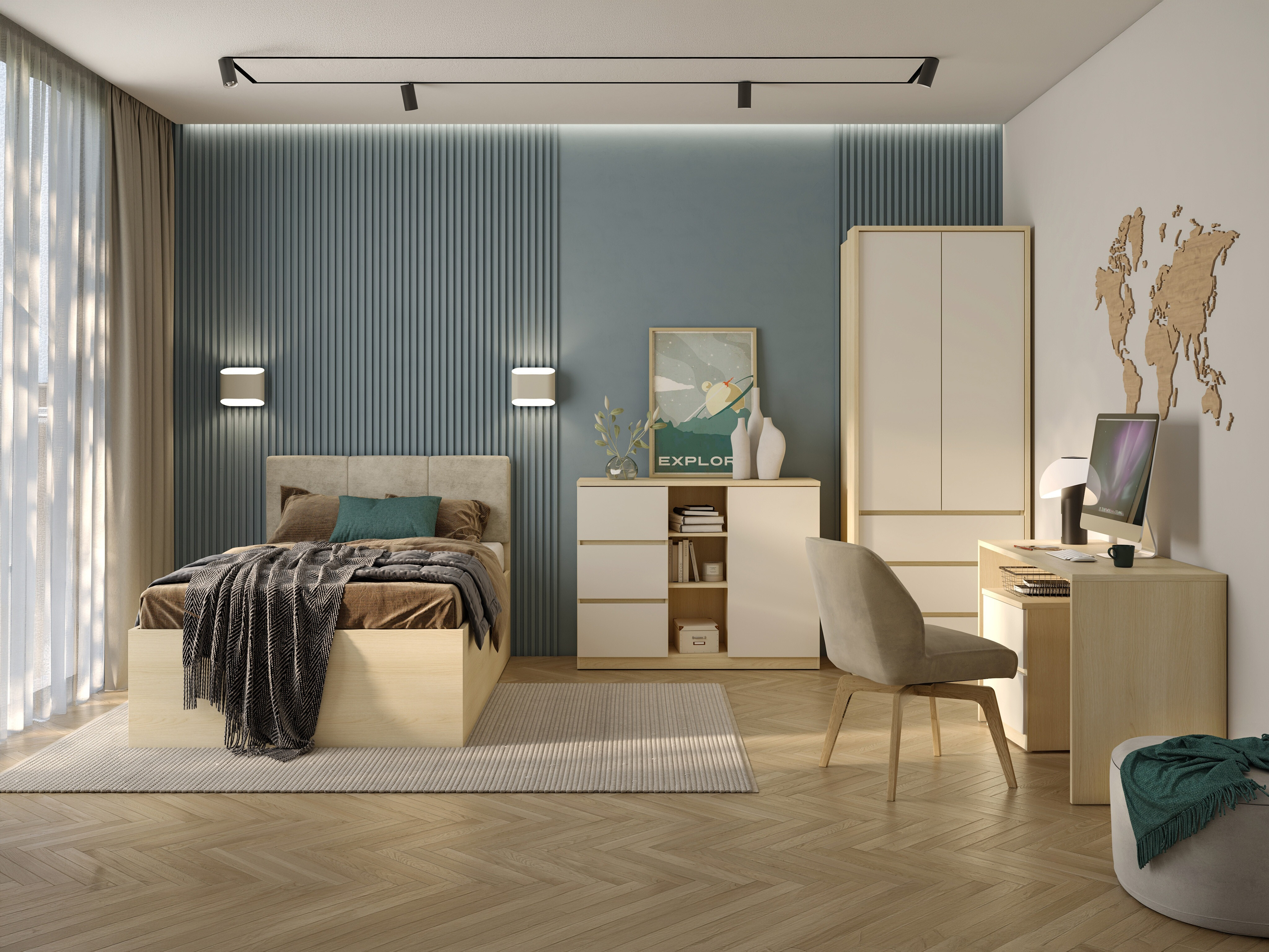 Komoda Nolcala 109 (Ąžuolas + Smėlinė)