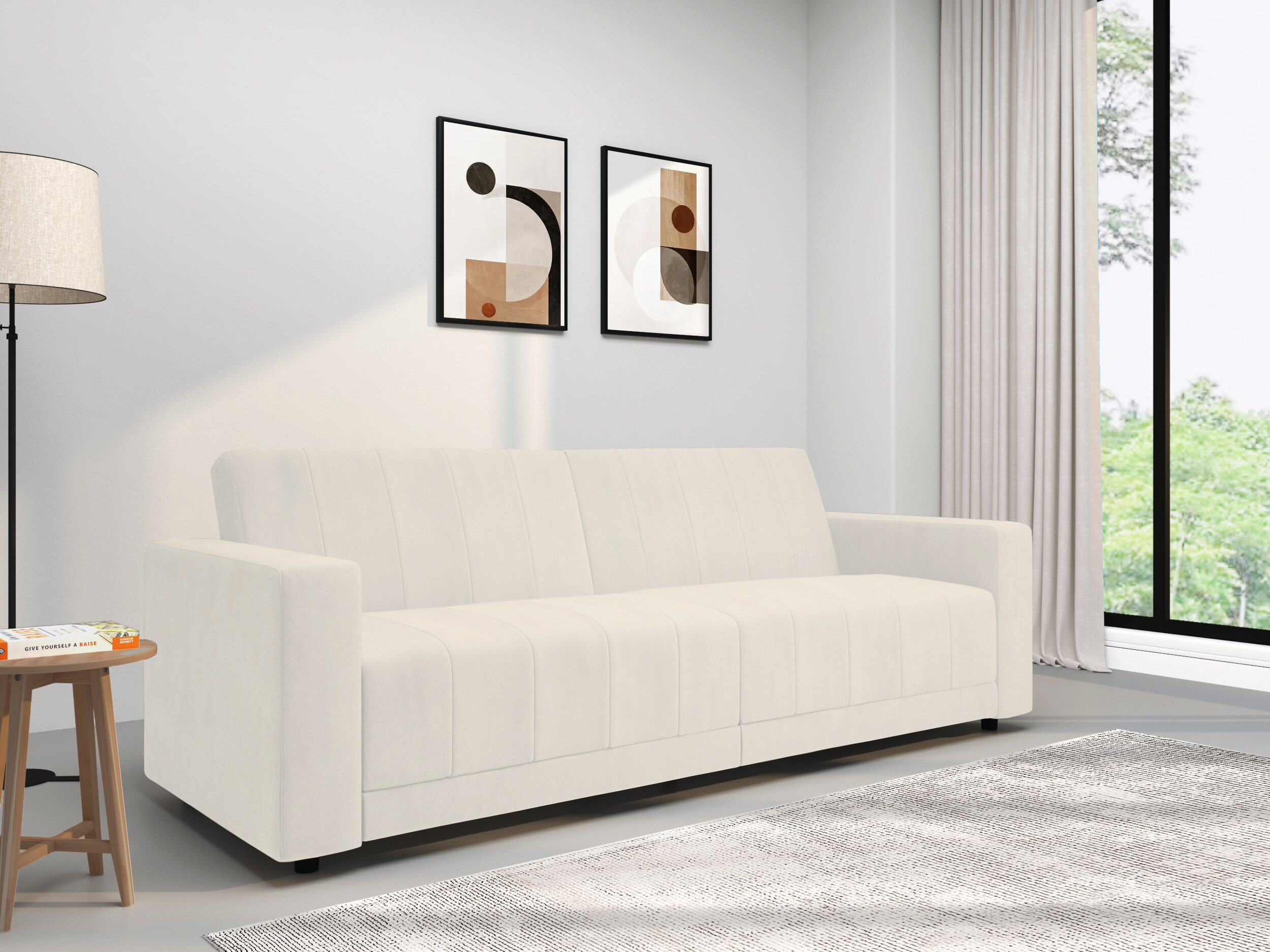 Sofa lova Denton 1535 (Kreminė)