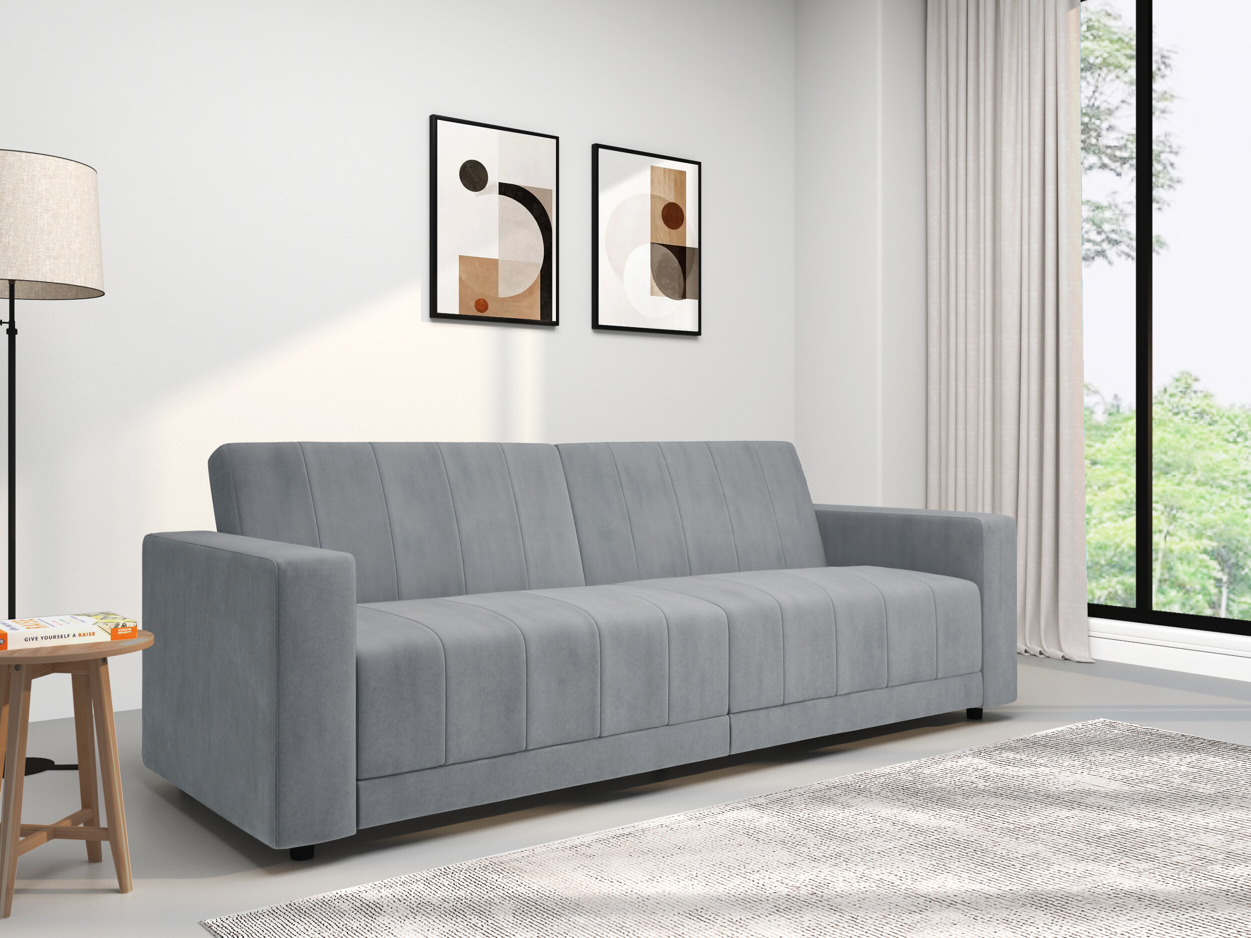 Sofa lova Tulsa 679 (Šviesi pilka)