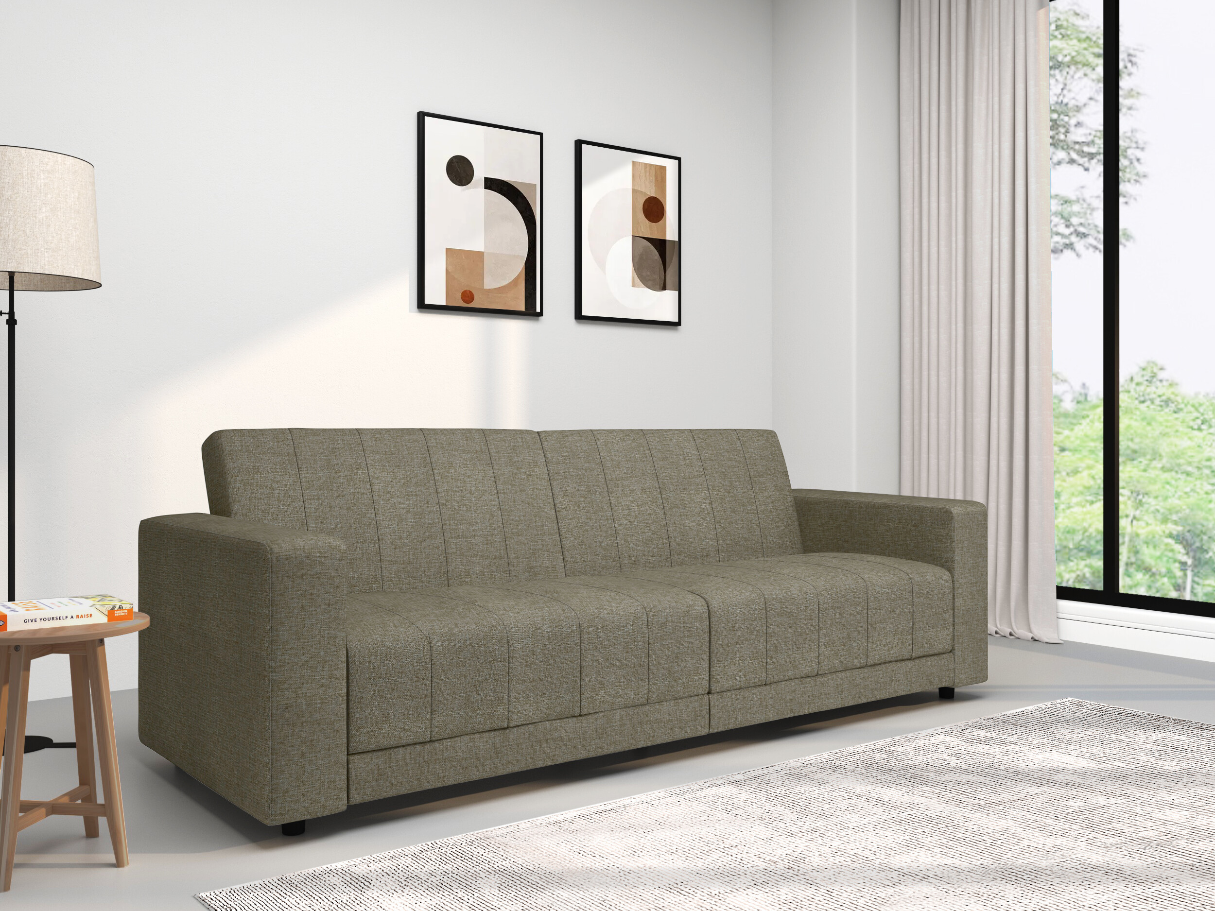 Sofa lova Tulsa 679 (Šviesi ruda)