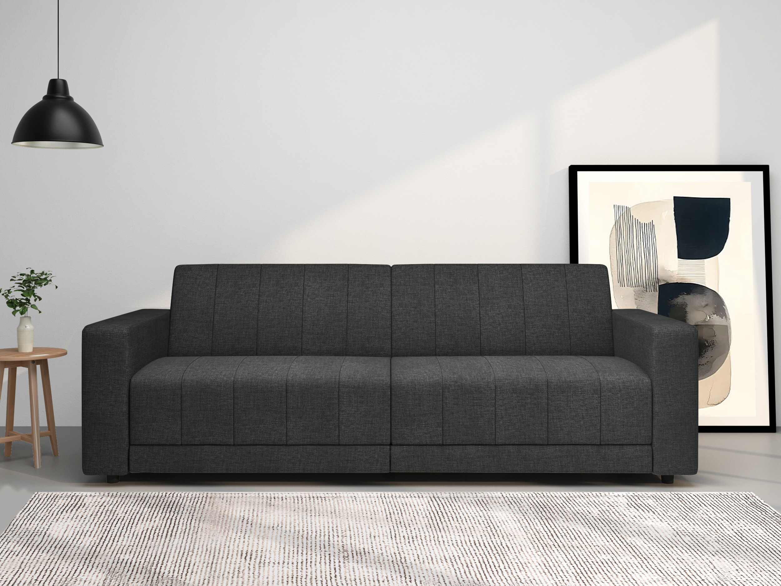 Sofa lova Tulsa 679 (Tamsi pilka)