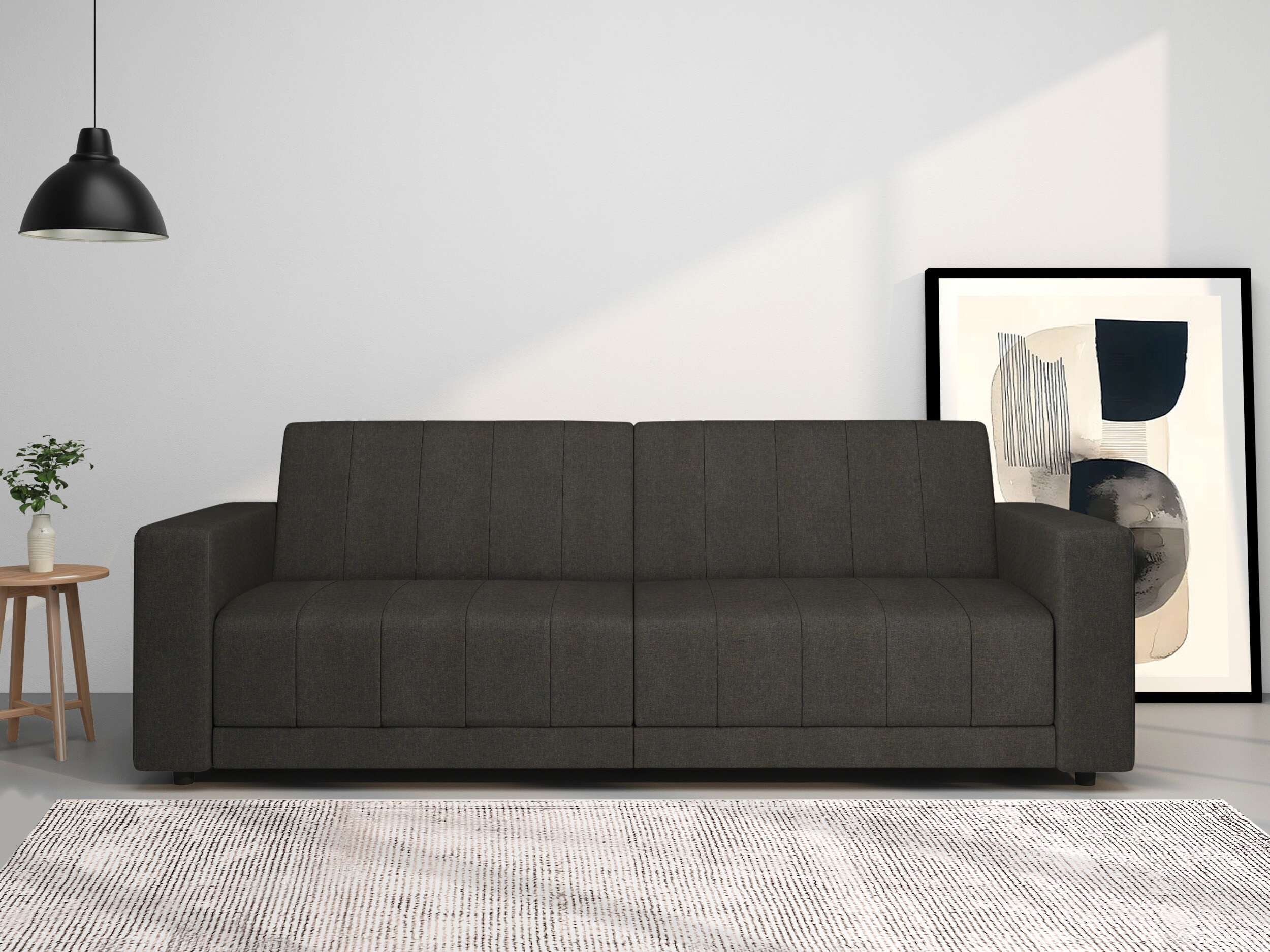 Sofa lova Tulsa 679 (Tamsi ruda)
