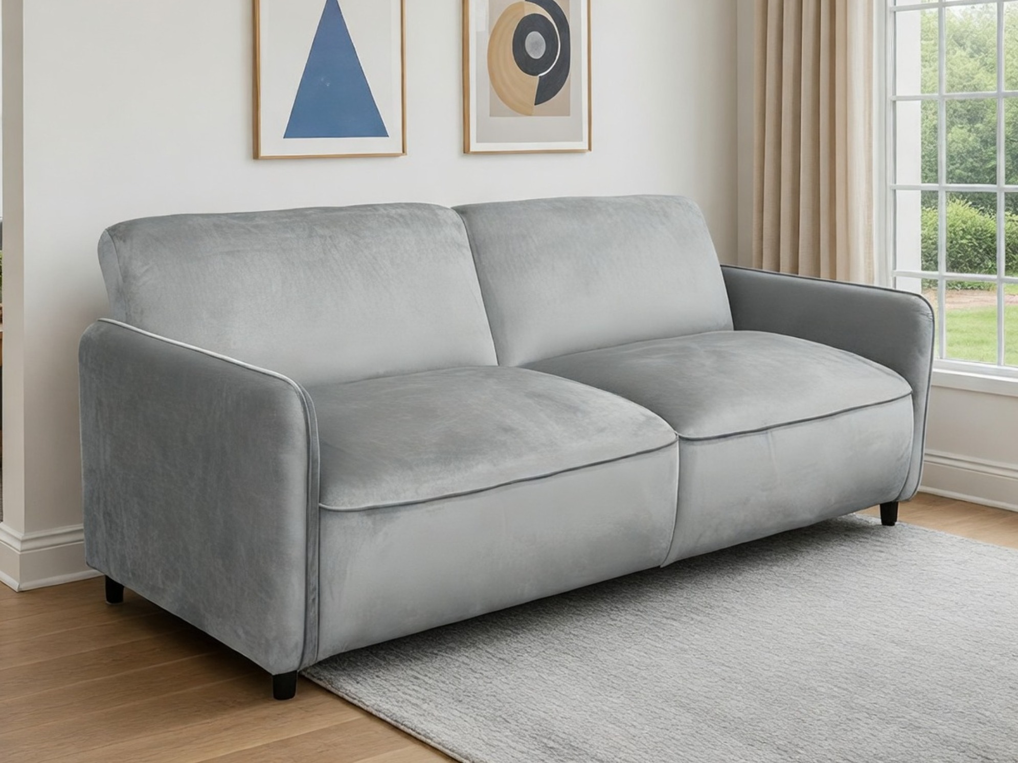 Sofa lova Tulsa 681 (Šviesi pilka)