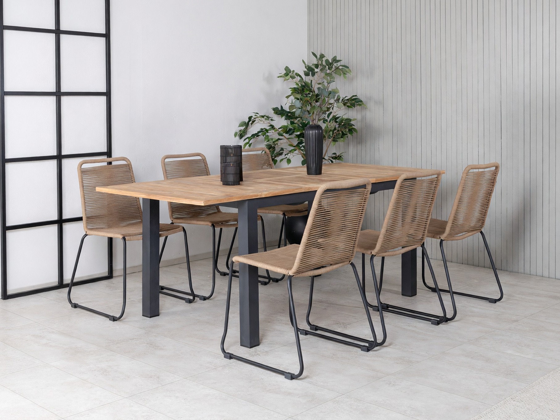 Stalo ir kėdžių komplektas Dallas 5202