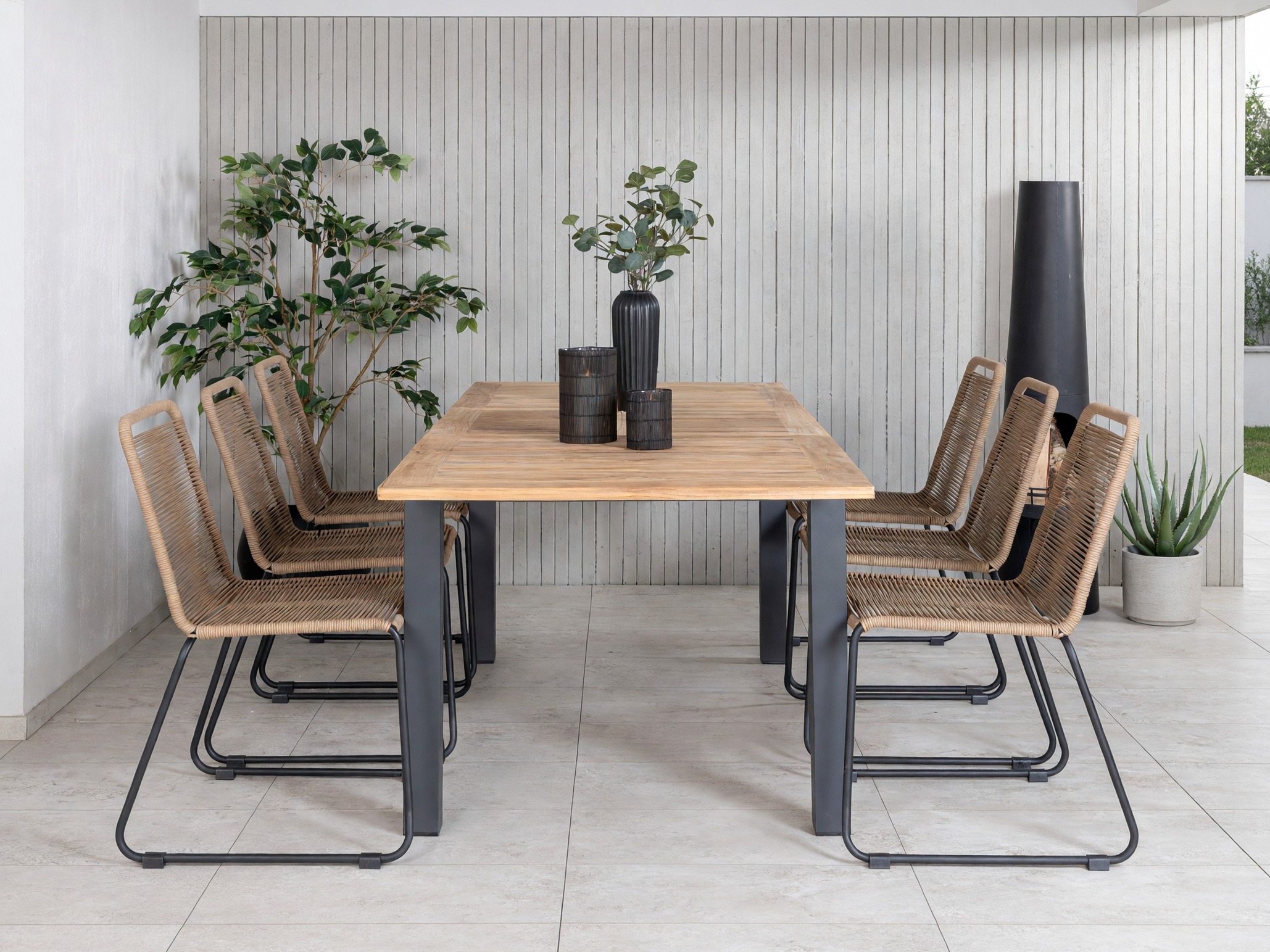 Stalo ir kėdžių komplektas Dallas 5202