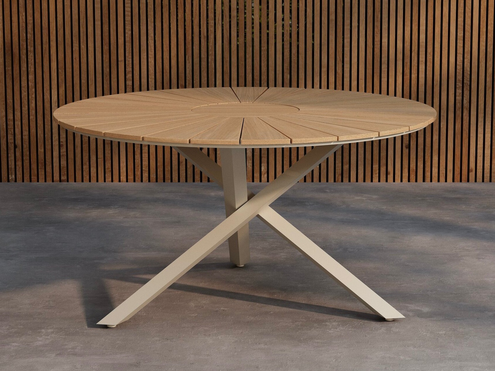 Lauko stalas Dallas 5223 (Smėlinė + Tikmedis)