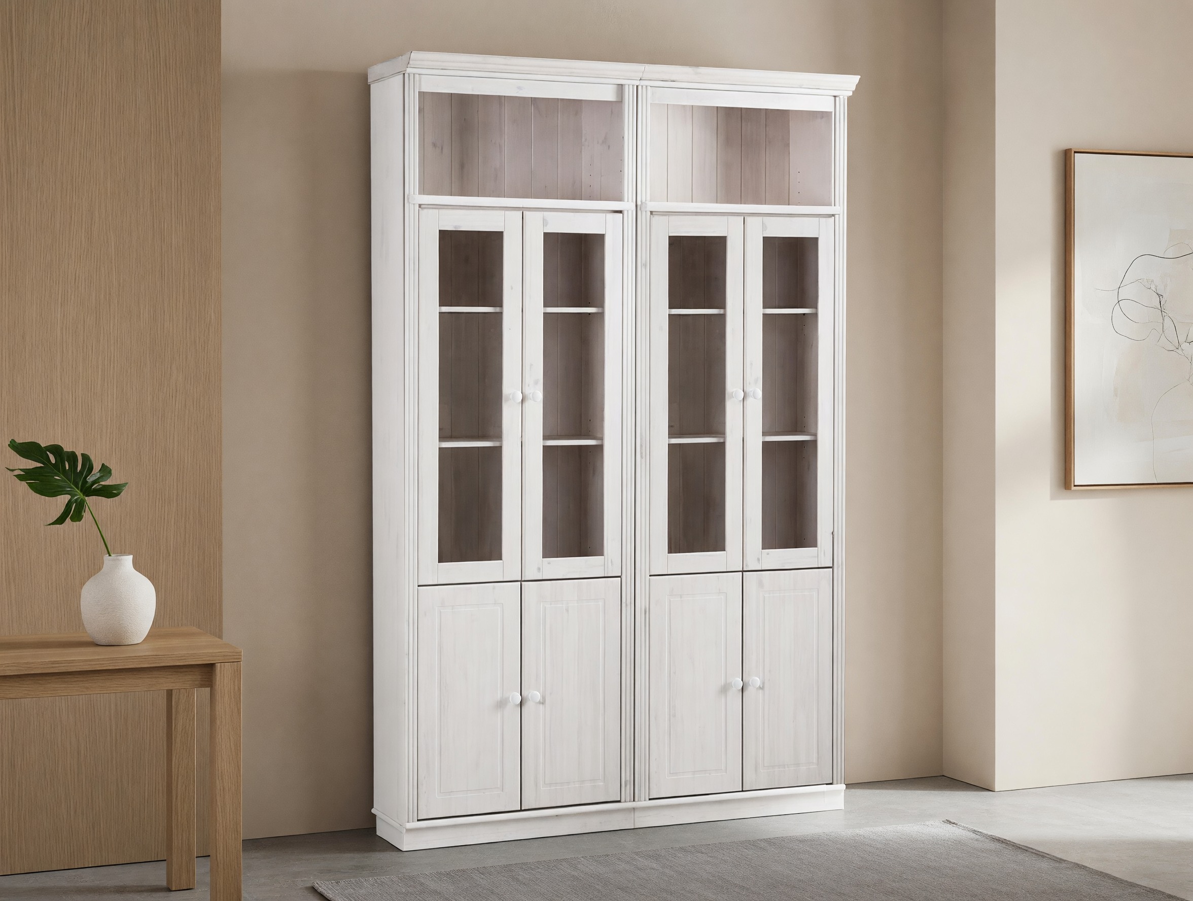 Lentynų komplektas Saltoro 119 (Balta)