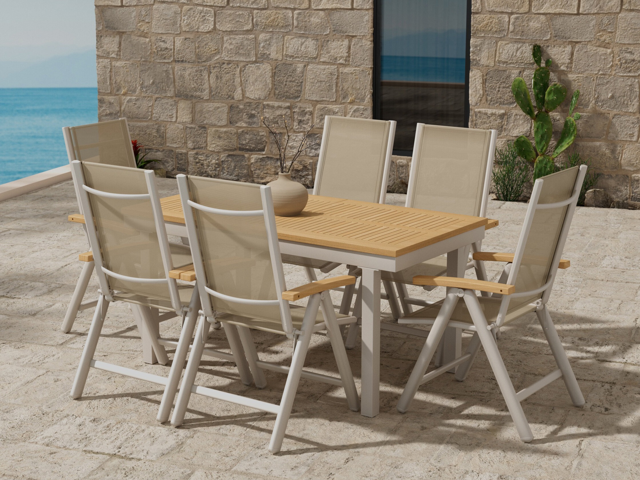 Stalo ir kėdžių komplektas Dallas 5204