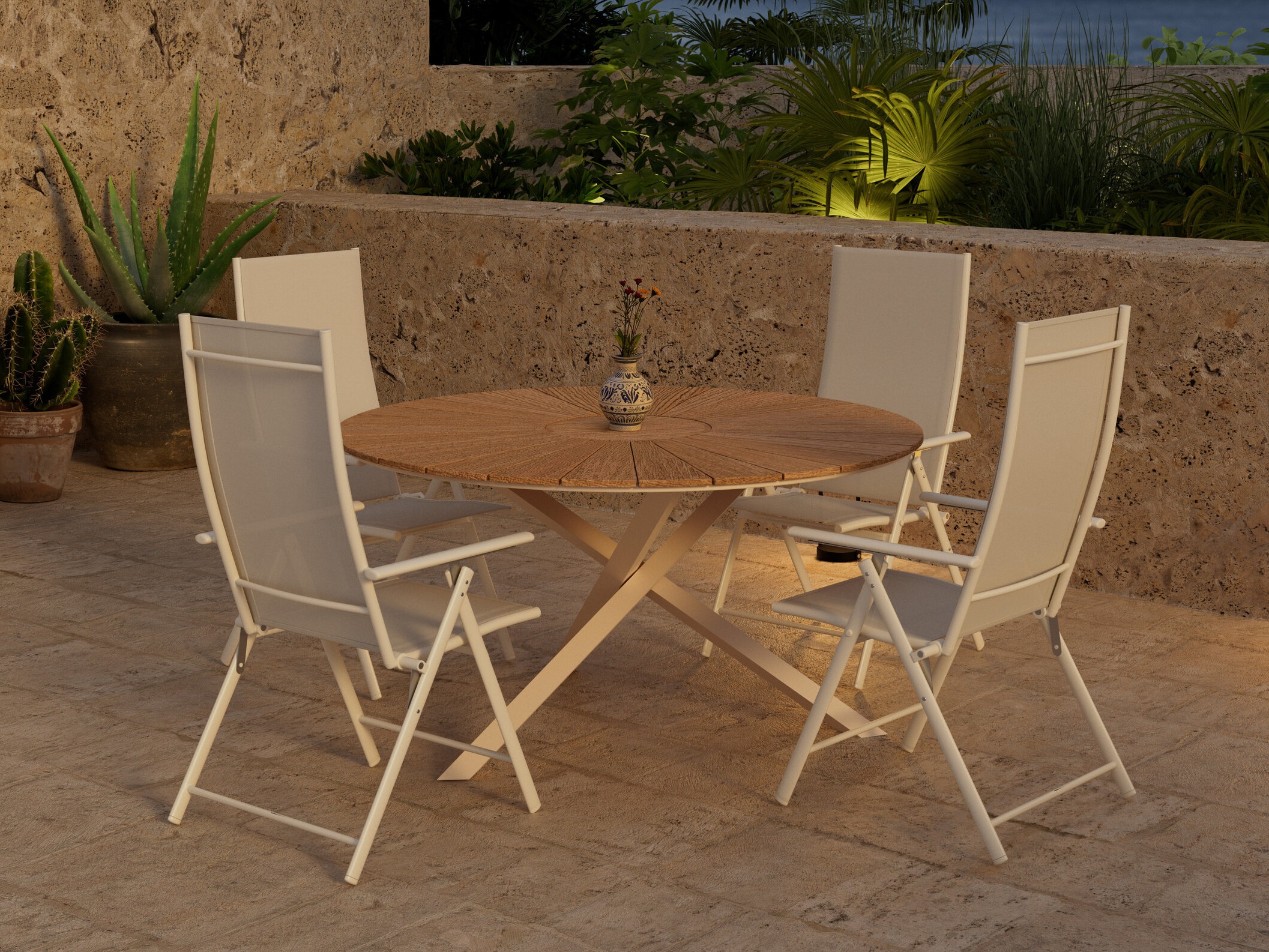 Stalo ir kėdžių komplektas Dallas 5209