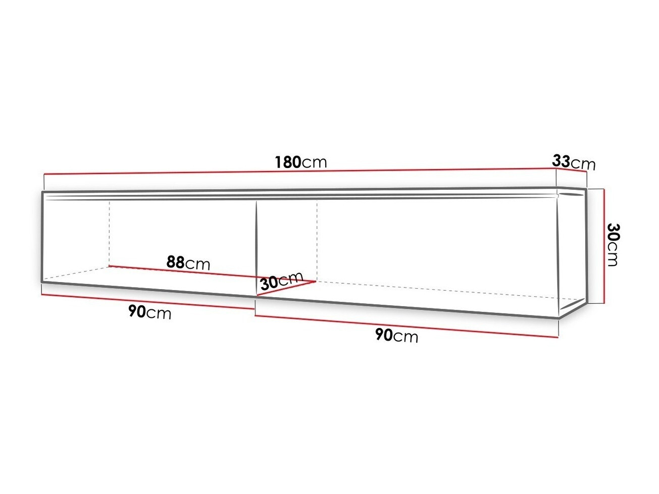 TV staliukas ST8621 su pažeista pakuote