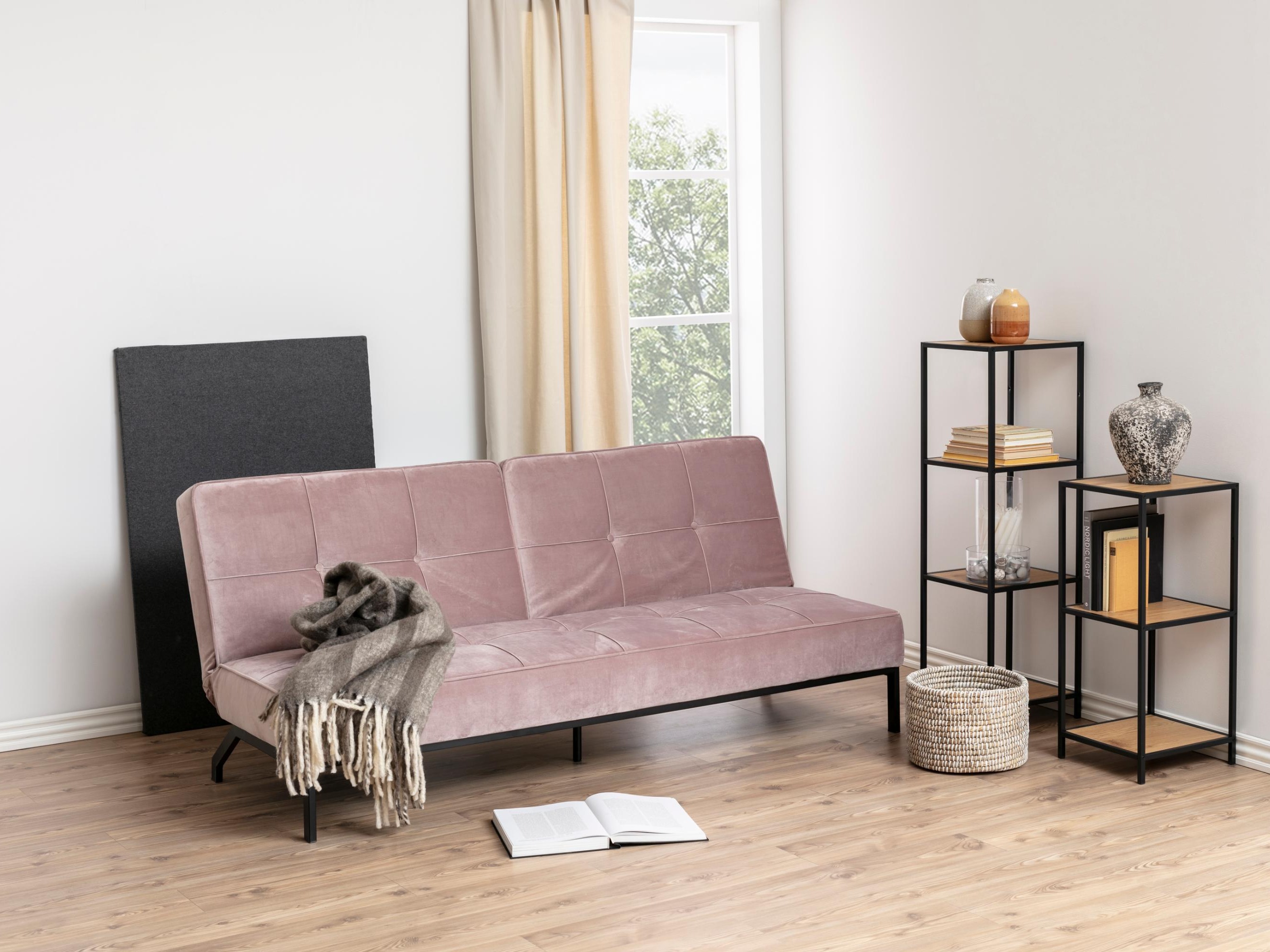 Sofa lova Norsica 243 (Rožinė)