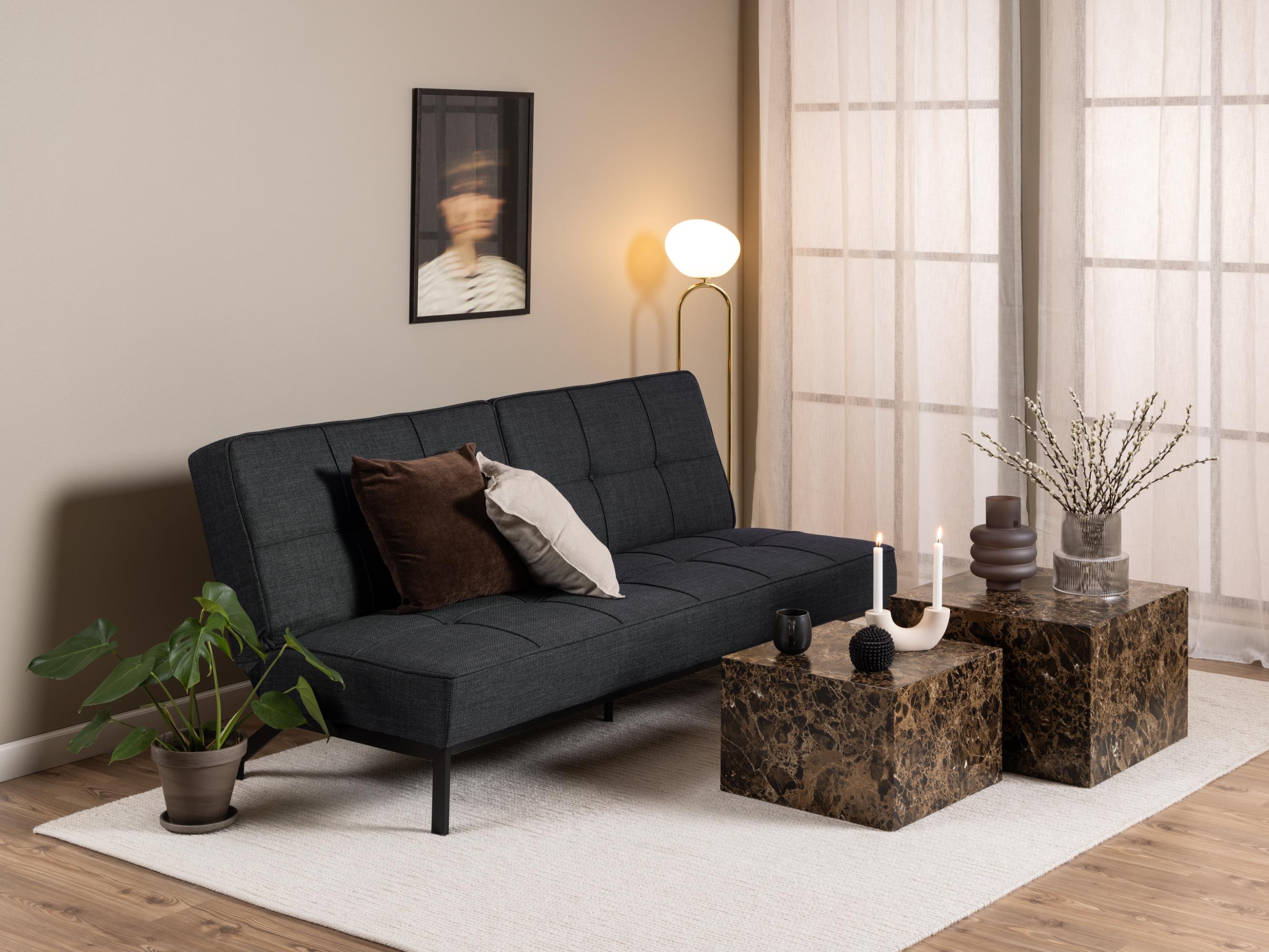 Sofa lova Norsica 243 (Tamsi pilka)