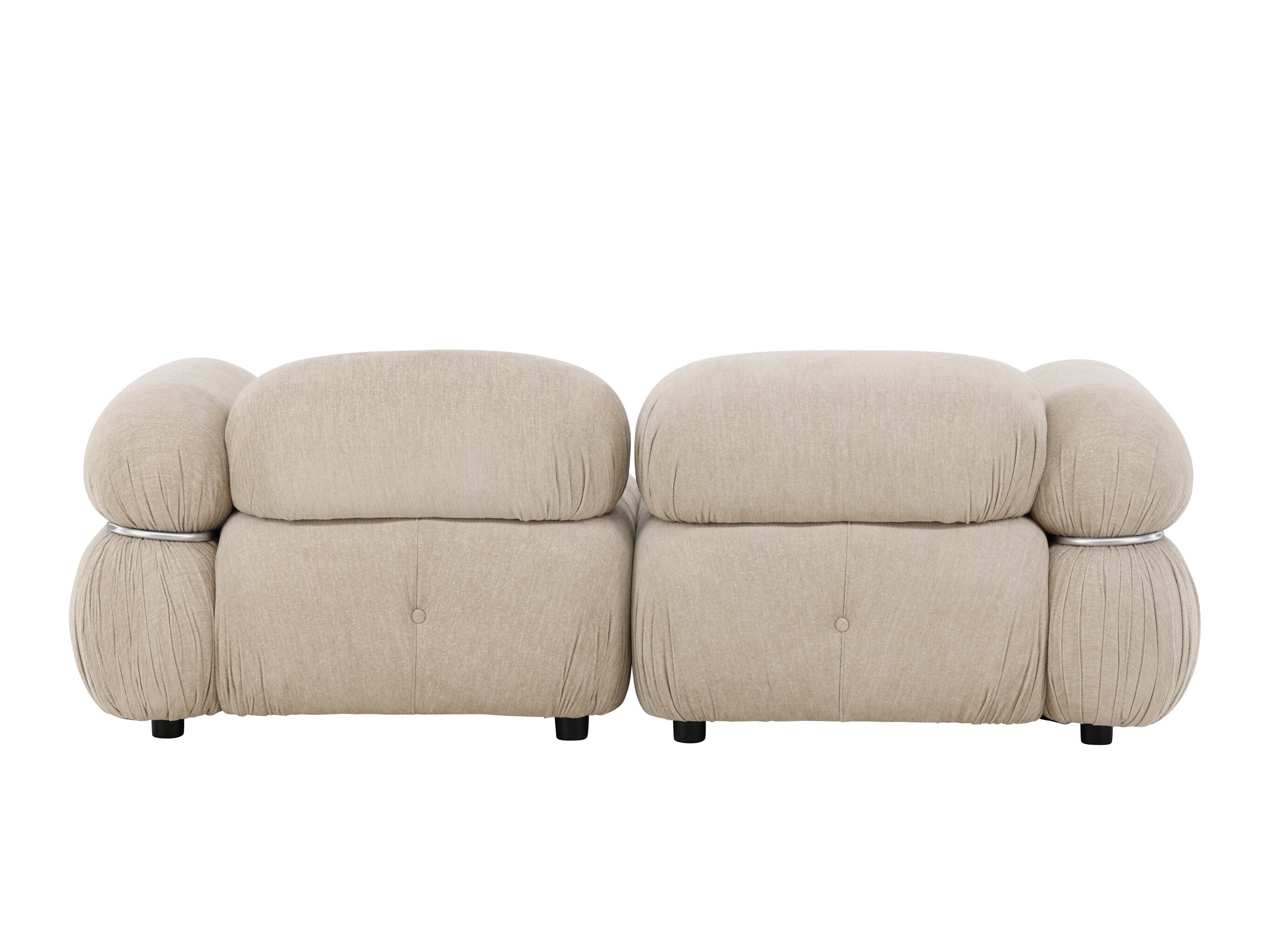 Modulinė sofa Evardale 103 (Smėlinė + Sidabrinė)