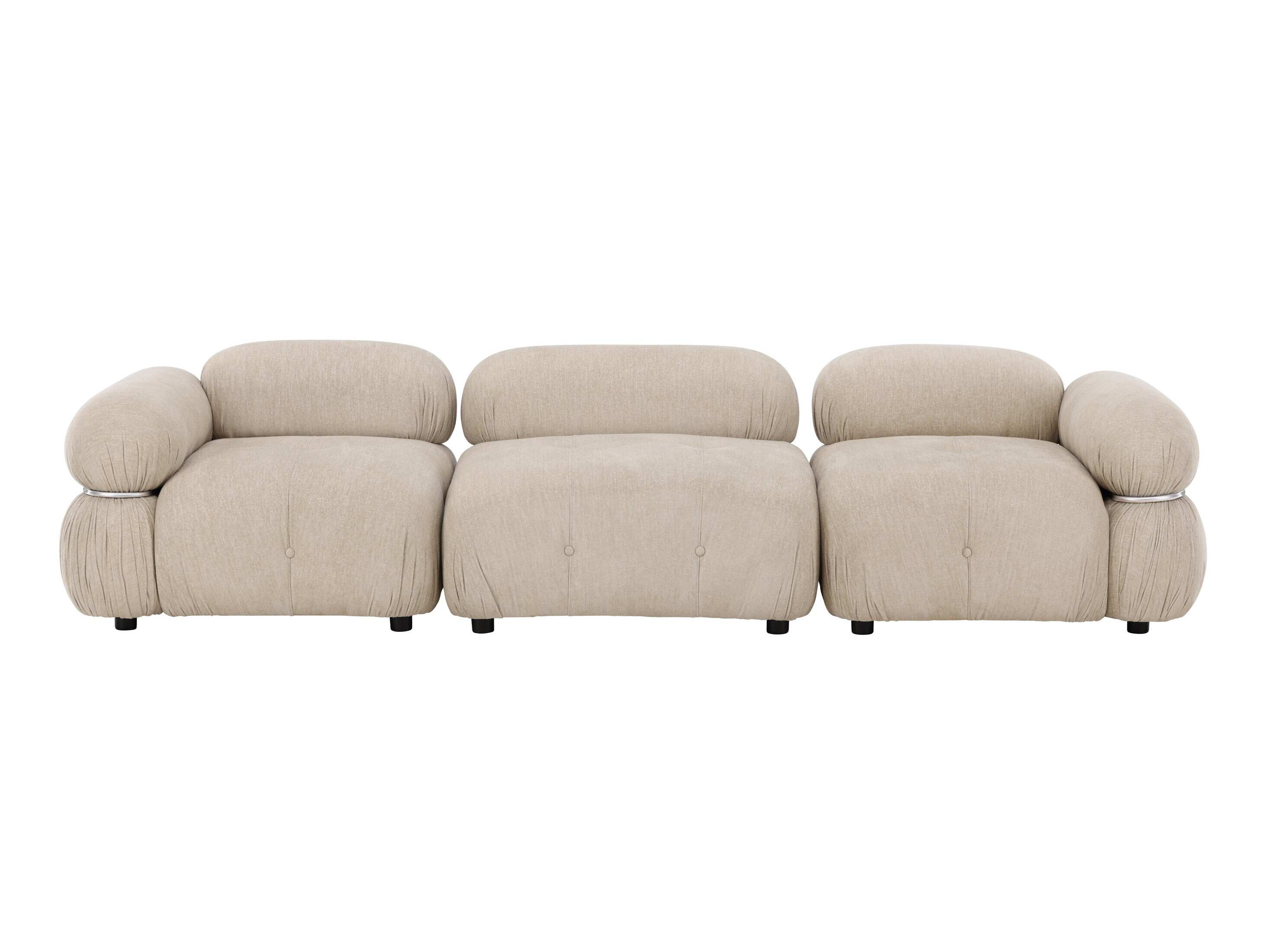 Modulinė sofa Evardale 104 (Smėlinė + Sidabrinė)