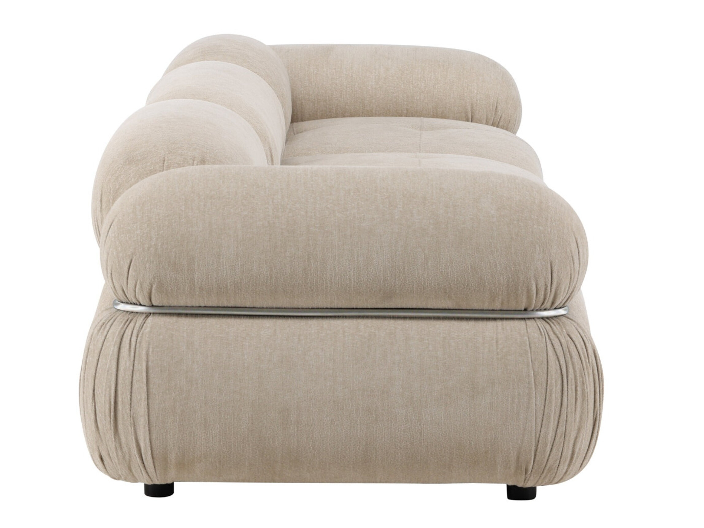 Modulinė sofa Evardale 104 (Smėlinė + Sidabrinė)