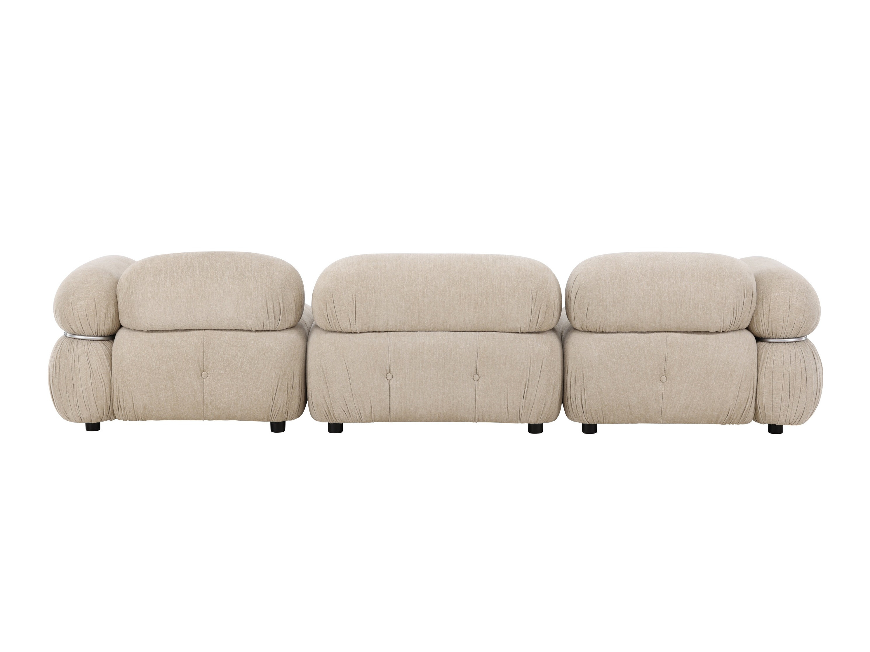 Modulinė sofa Evardale 104 (Smėlinė + Sidabrinė)