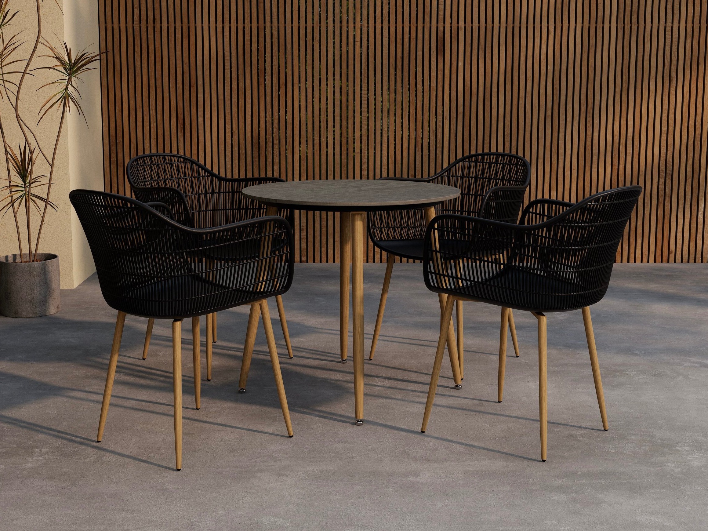 Stalo ir kėdžių komplektas Dallas 5221