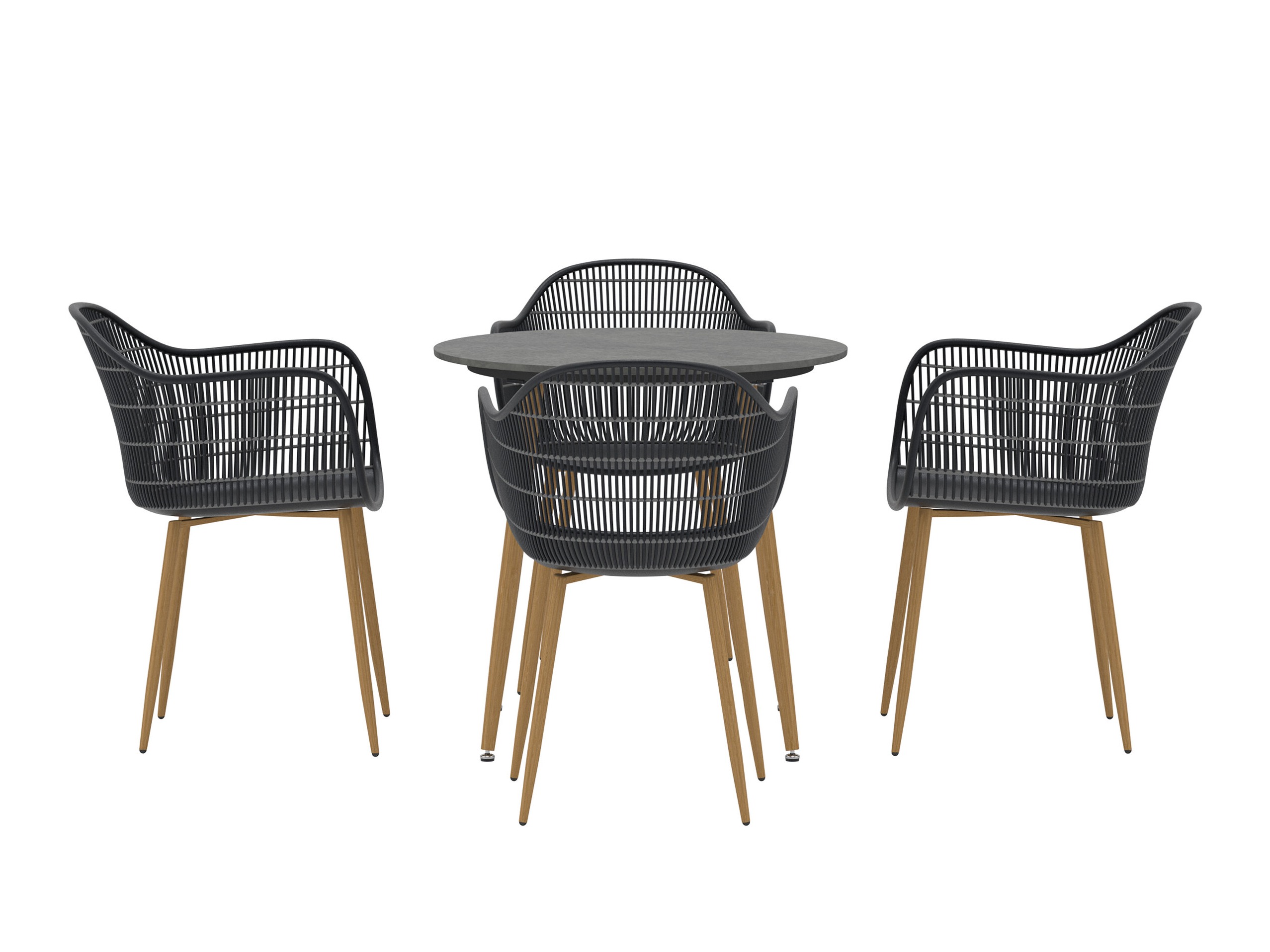 Stalo ir kėdžių komplektas Dallas 5221