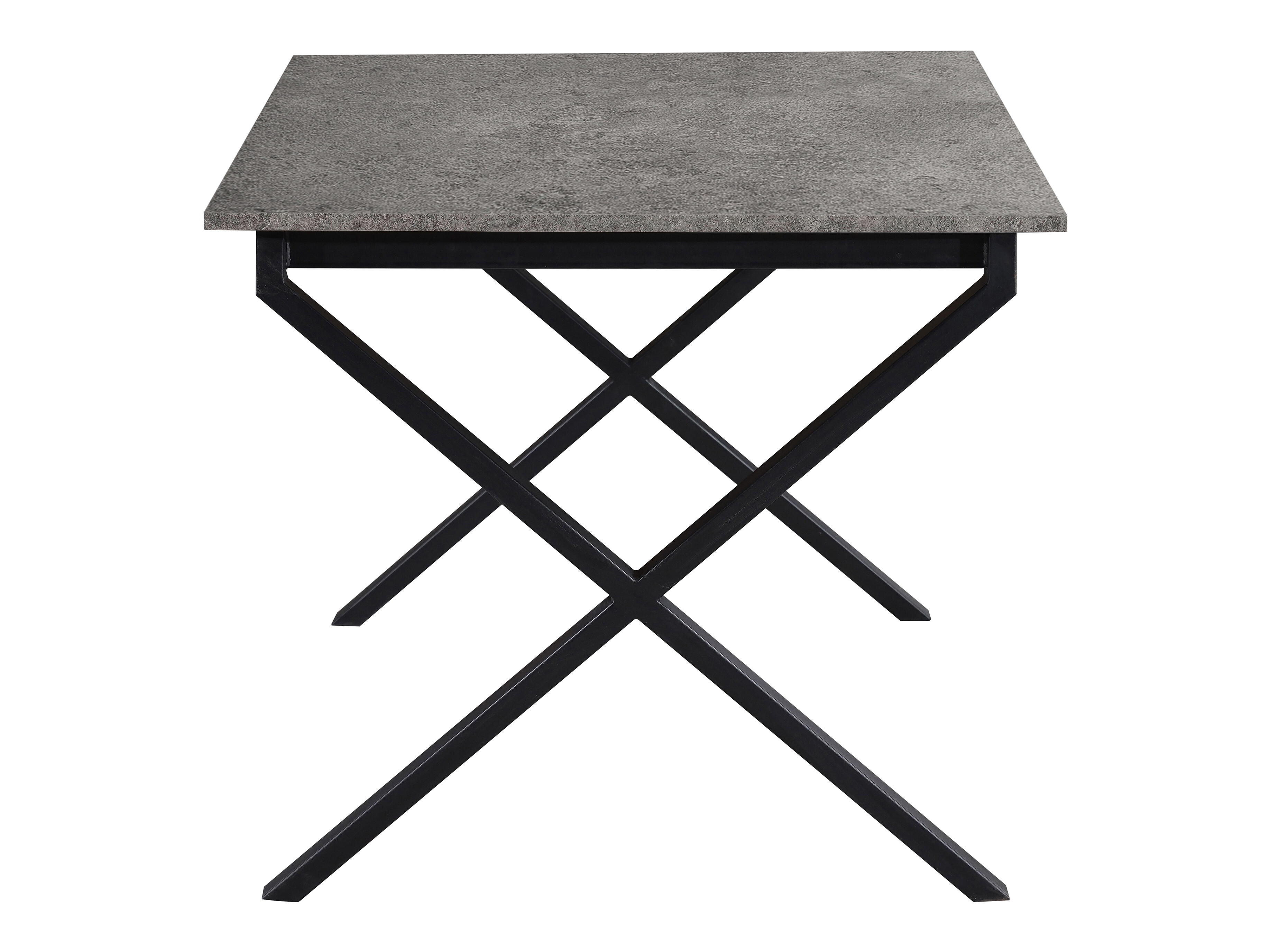 Stalas Denton 1554 (Juoda + Betonas)