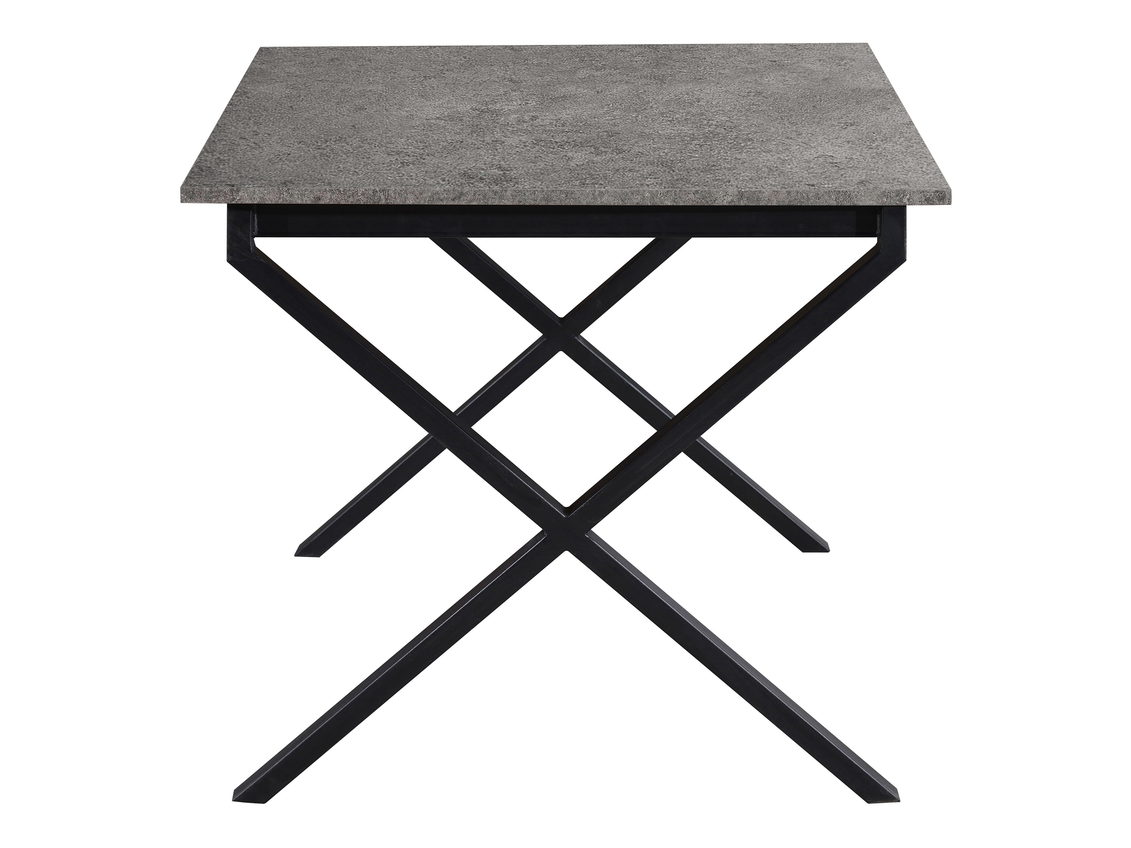 Stalas Denton 1555 (Juoda + Betonas)