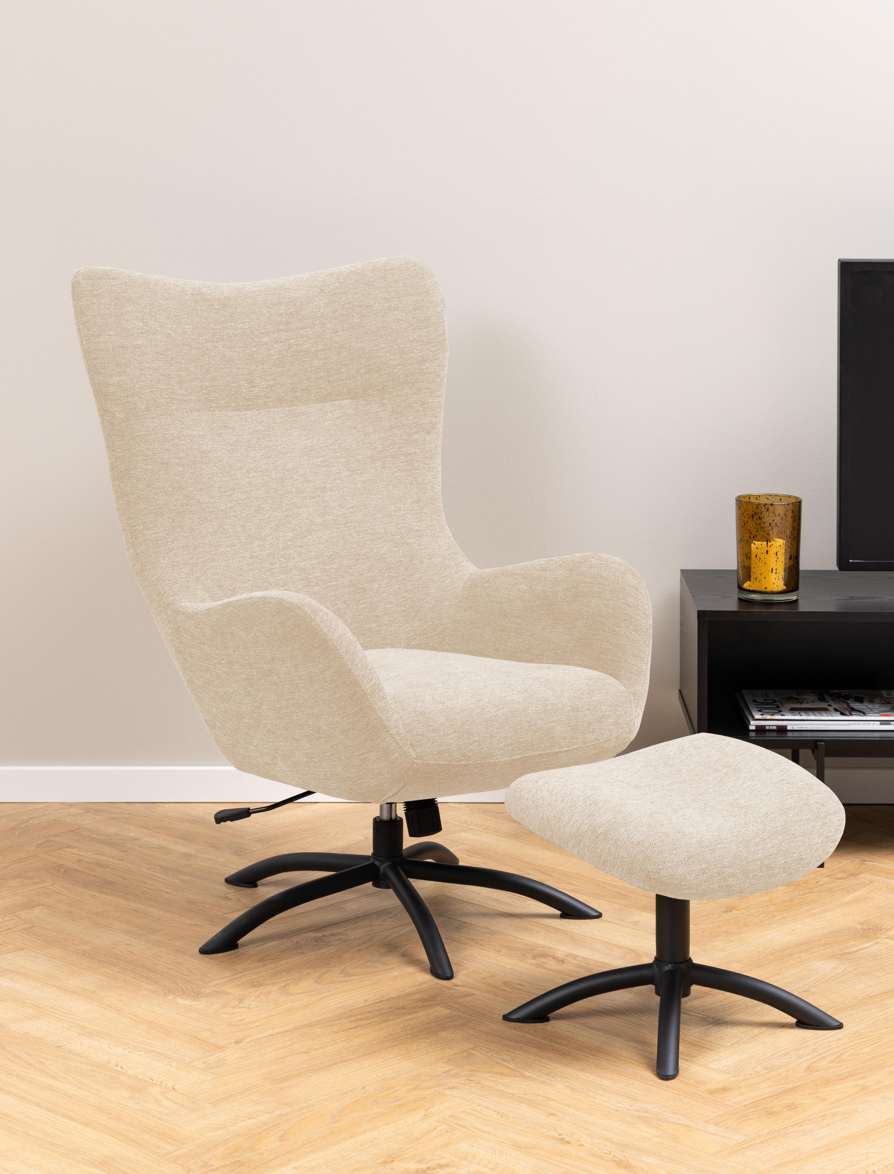 Fotelis Norsica 490 (Juoda + Kreminė)