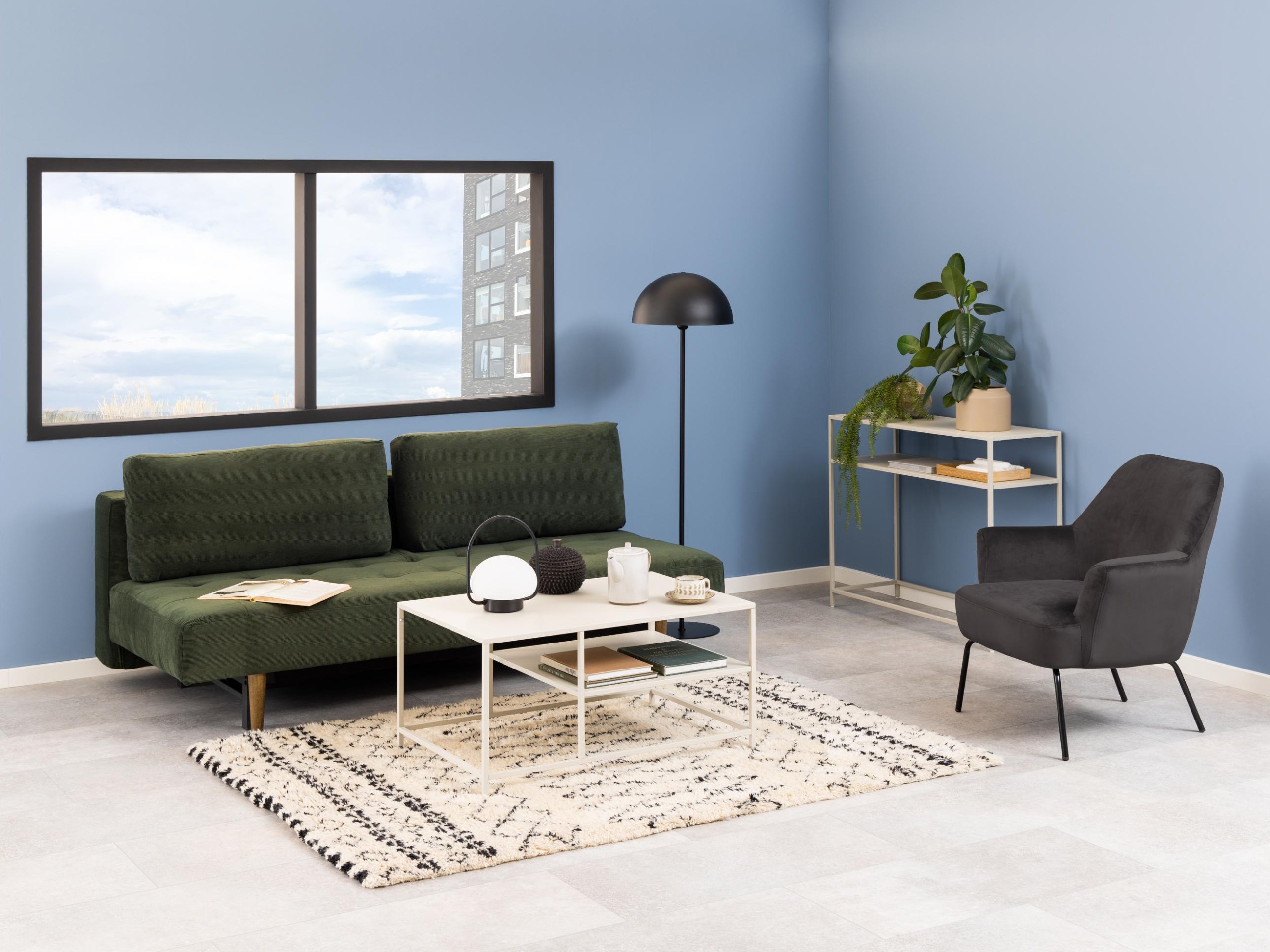 Sofa lova Norsica 491 (Tamsi žalia)