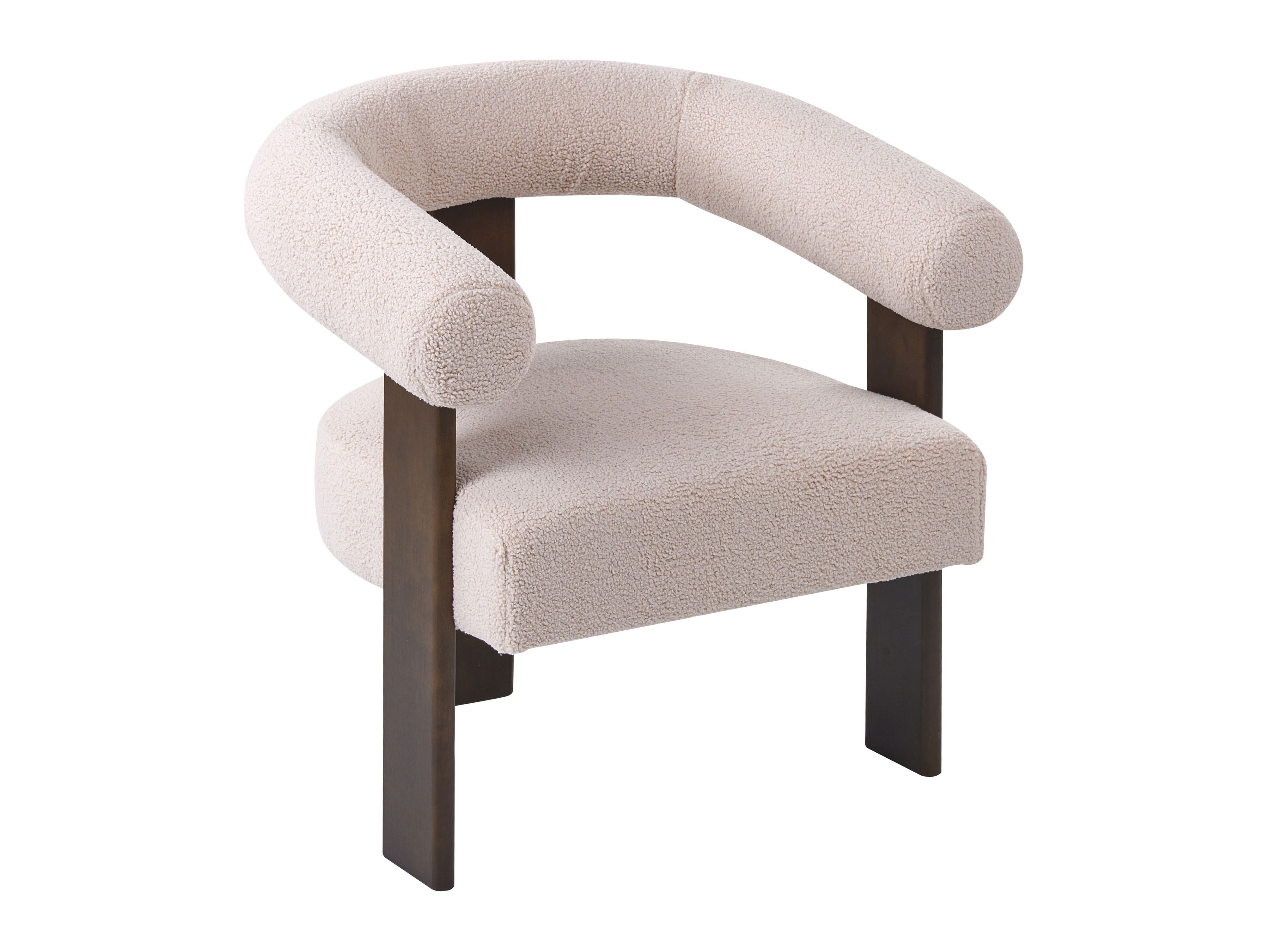 Fotelis Berwyn 2708 (Smėlinė + Tamsi ruda)