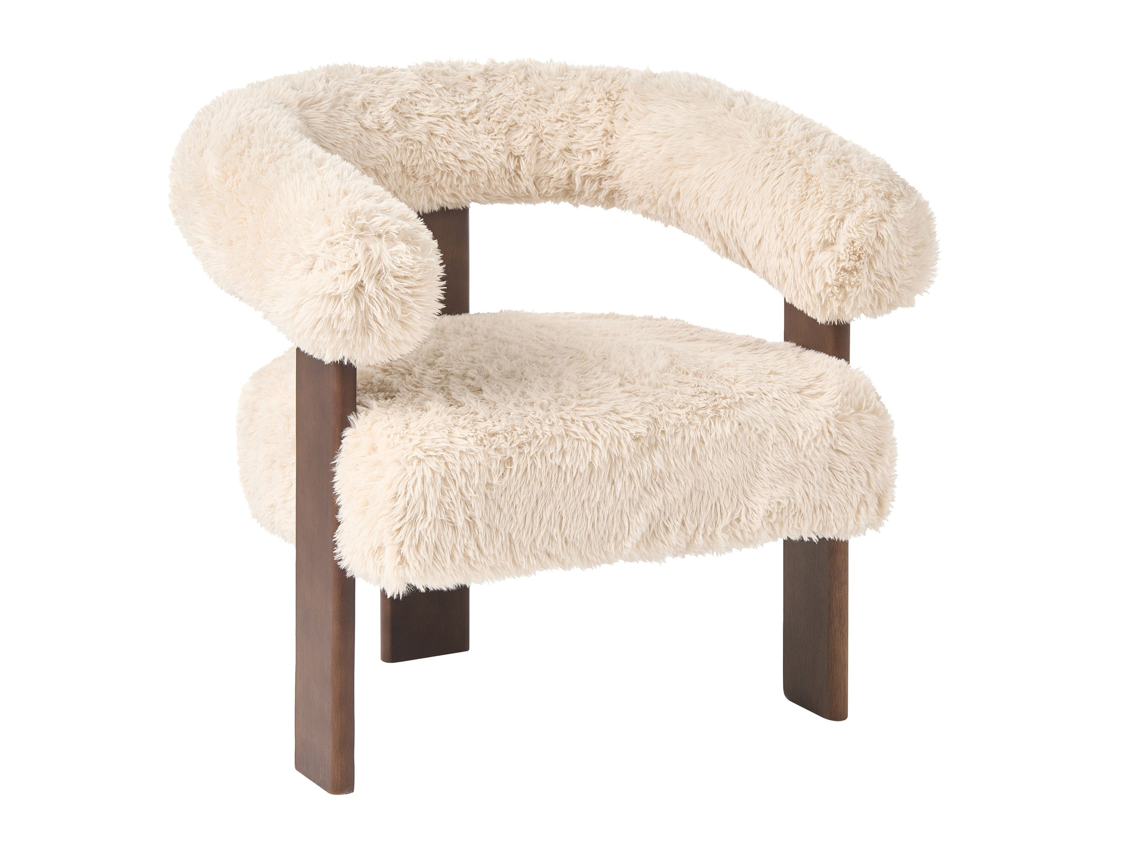 Fotelis Berwyn 3264 (Balta + Tamsi ruda)