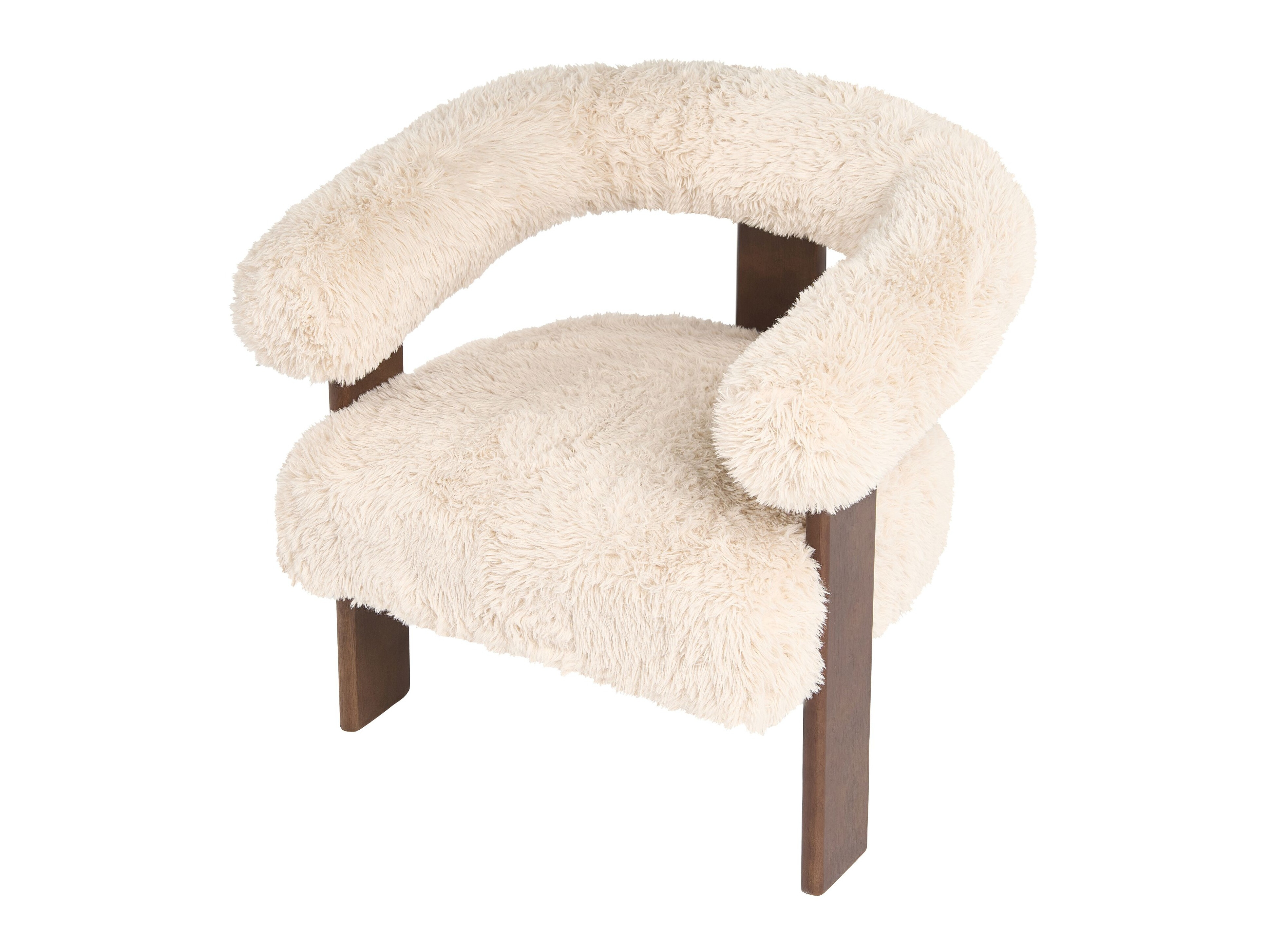 Fotelis Berwyn 3264 (Balta + Tamsi ruda)