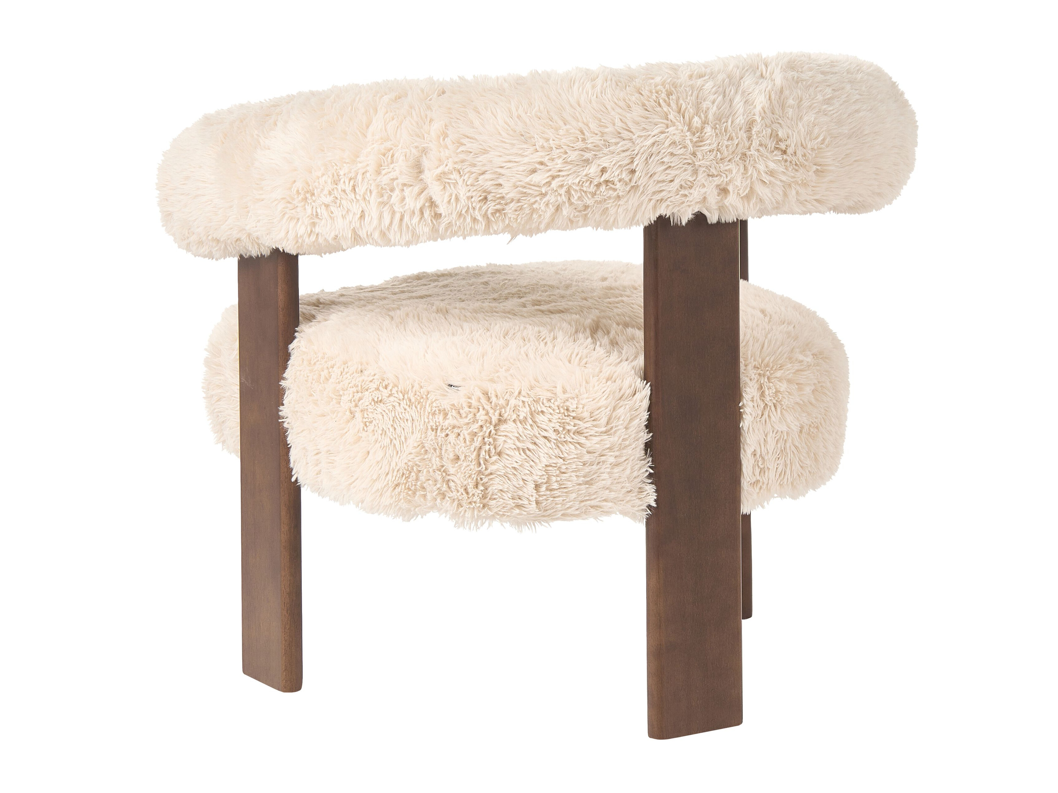 Fotelis Berwyn 3264 (Balta + Tamsi ruda)