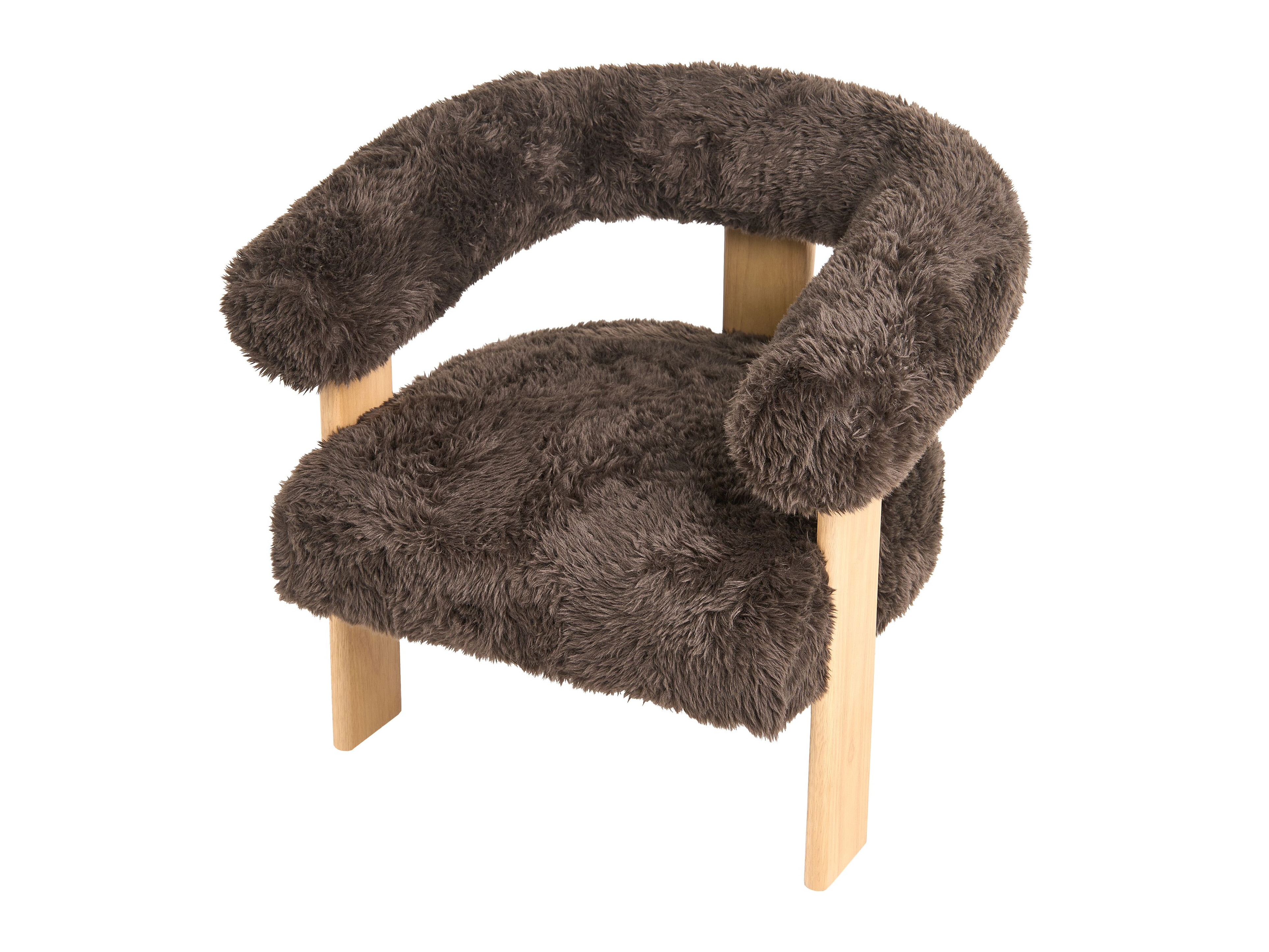 Fotelis Berwyn 3264 (Tamsi ruda + Šviesi ruda)