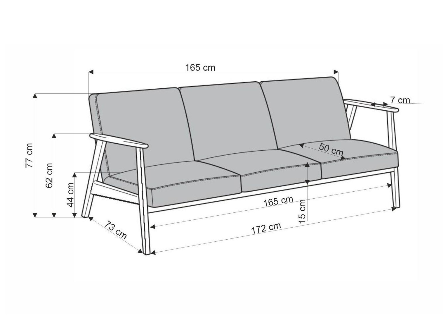 Sofa Houston 2117 (Smėlinė + Graikinis riešutas)