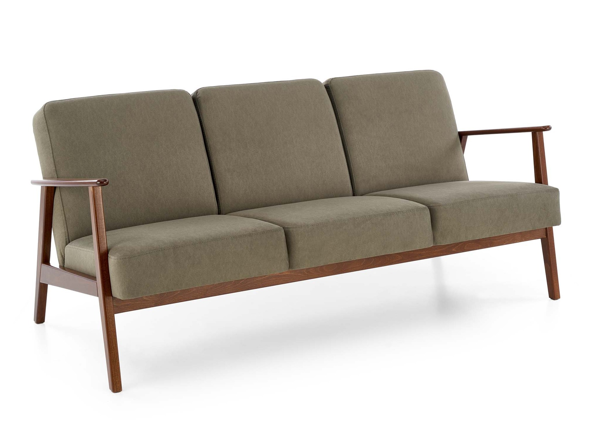 Sofa Houston 2117 (Tamsi žalia + Graikinis riešutas)