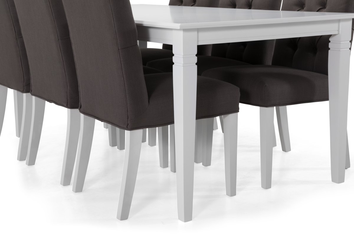 Valgomojo komplektas Scandinavian Choice 647 (Pilka + Balta)