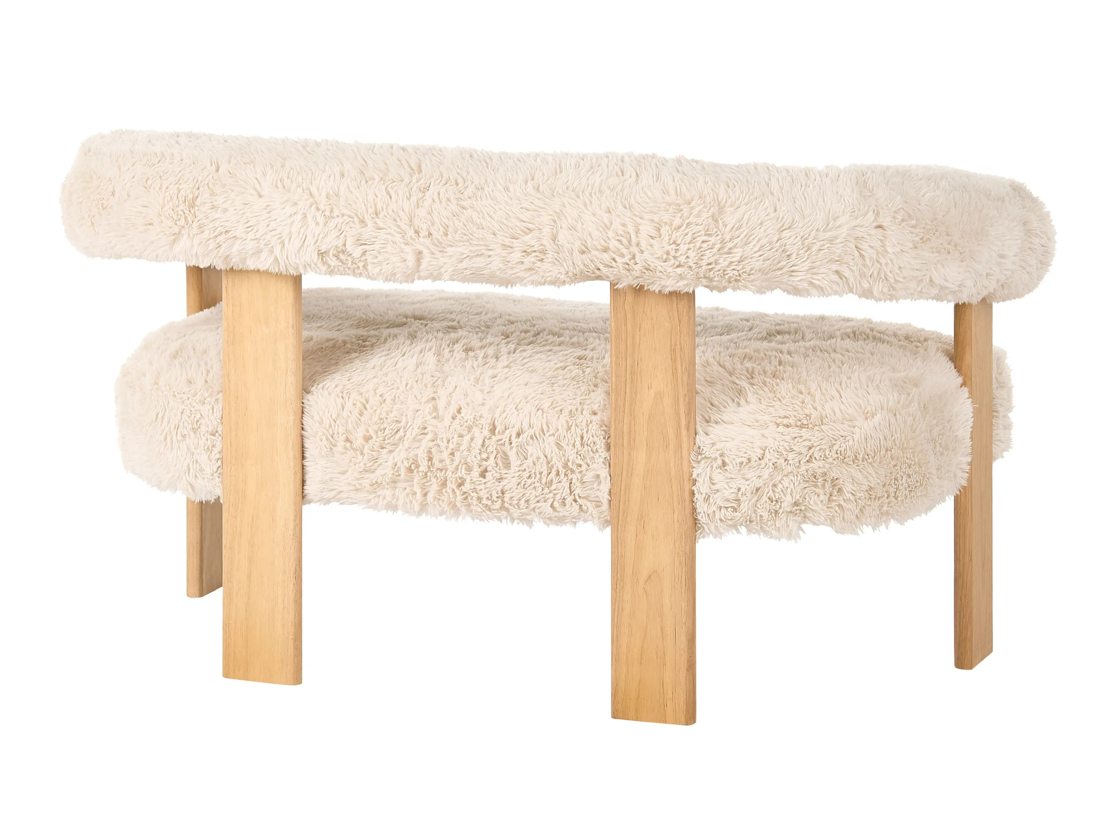 Minkštų baldų komplektas Berwyn 3269 (Balta + Šviesi ruda)