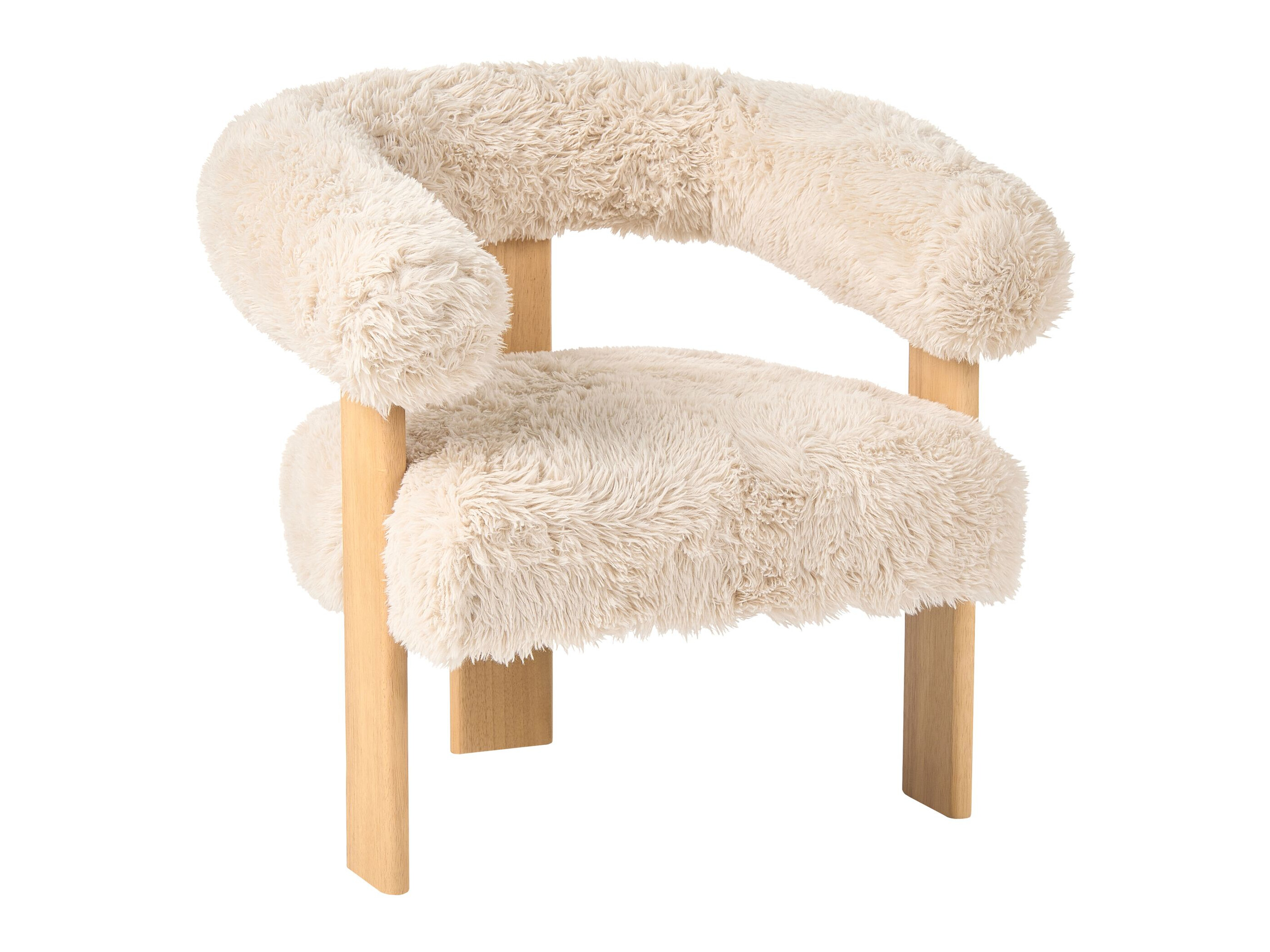 Minkštų baldų komplektas Berwyn 3269 (Balta + Šviesi ruda)