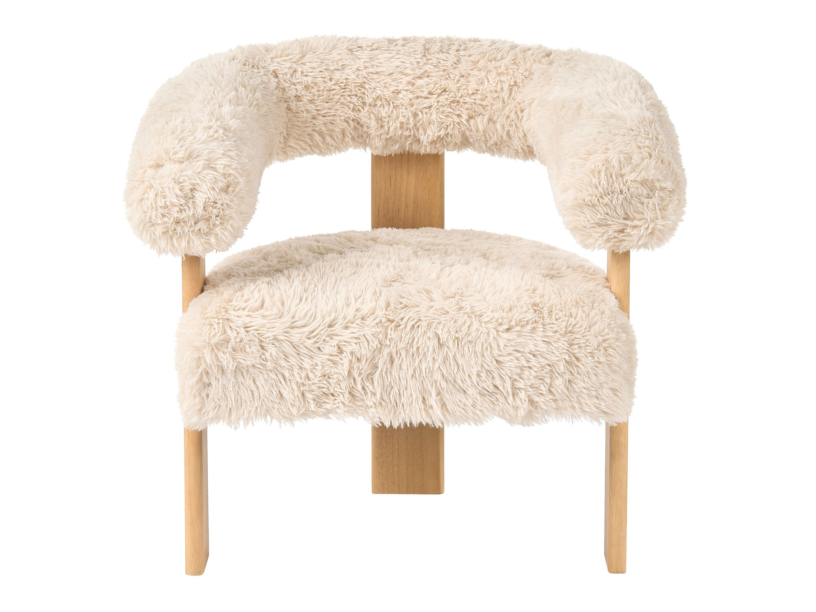 Minkštų baldų komplektas Berwyn 3269 (Balta + Šviesi ruda)